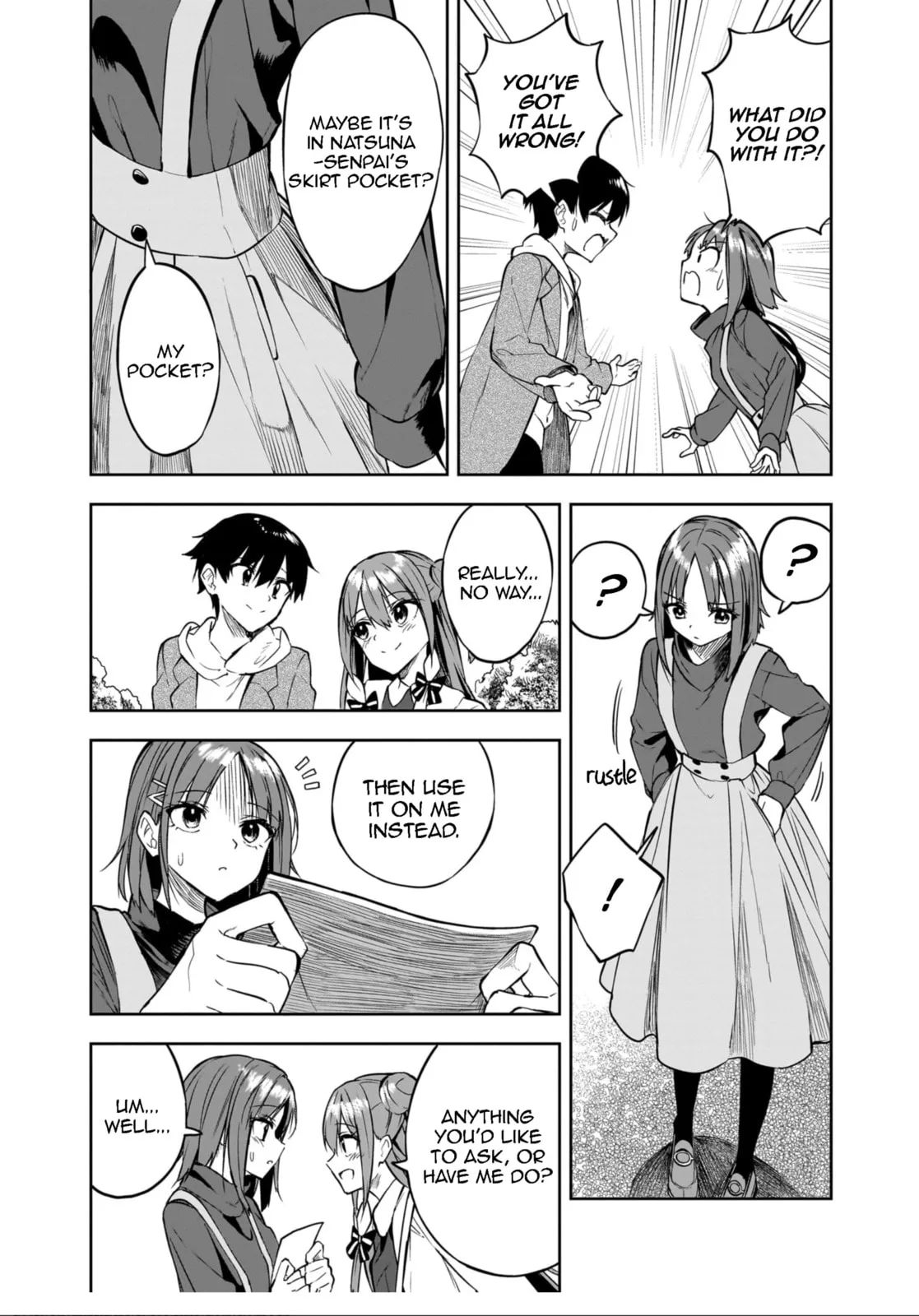 You'll listen to me, won't you? Senpai, chapter 17, page 5