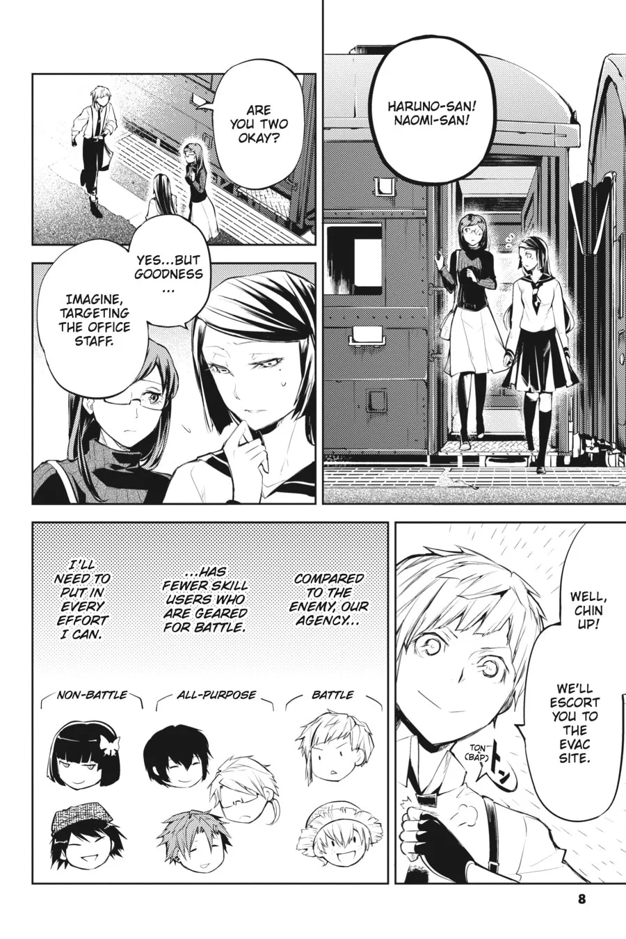 Bungo Stray Dogs, chapter 25, page 8