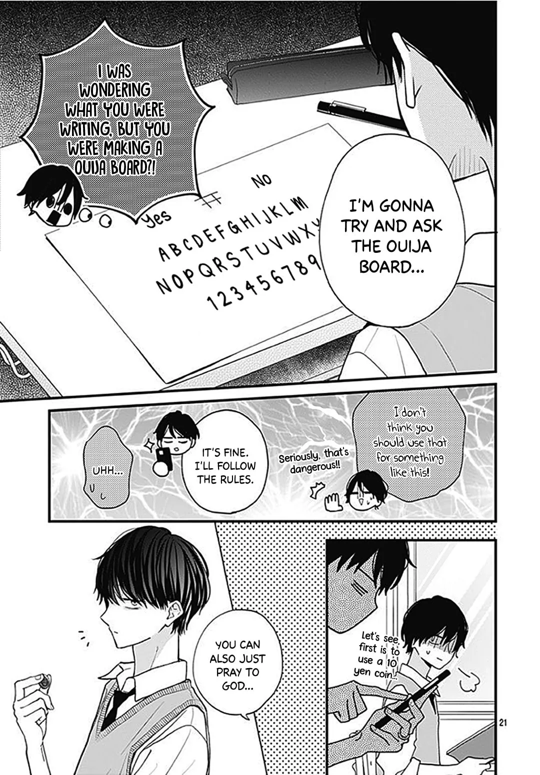Miniamaru Kareshi, chapter 62, page 21