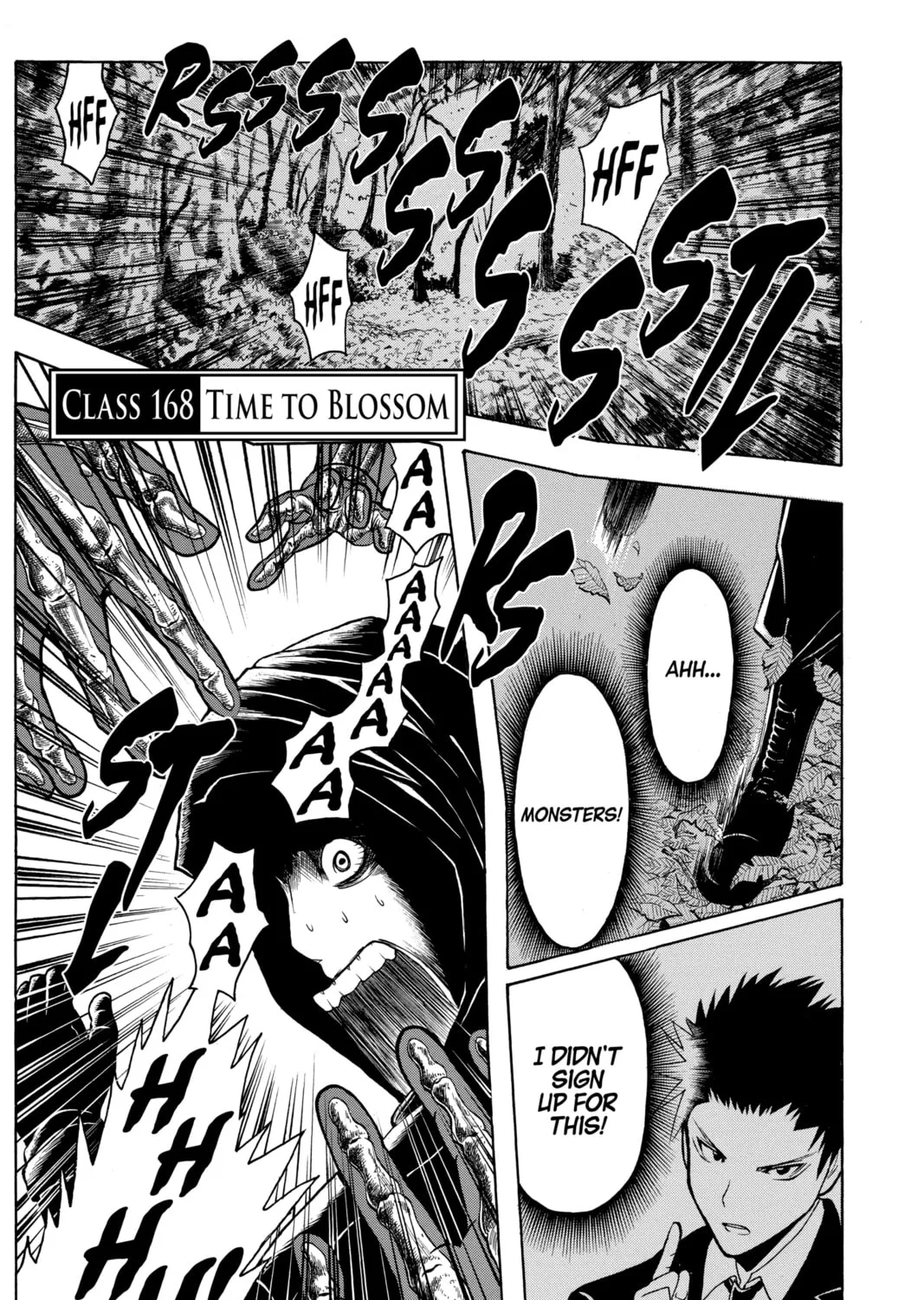 Assassination Classroom, chapter 168, page 1