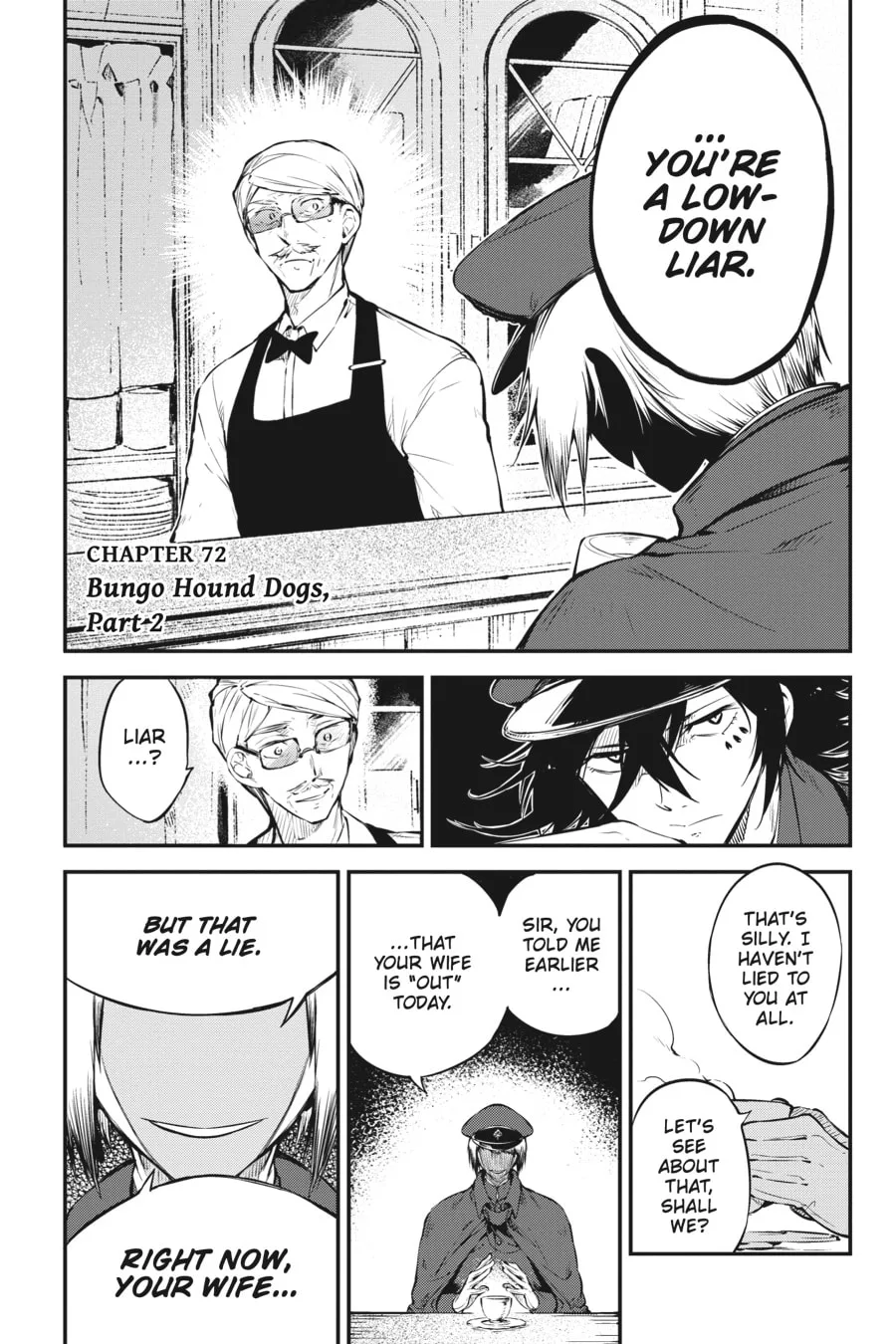 Bungo Stray Dogs, chapter 72, page 1