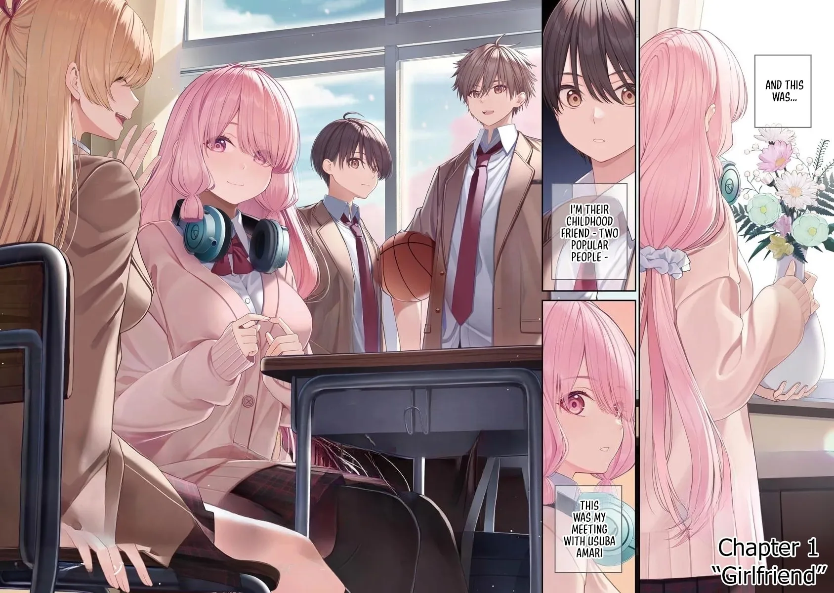 I Found Amari-chan Next to the Number One Girl I Wanted to Make My Girlfriend, chapter 1, page 2