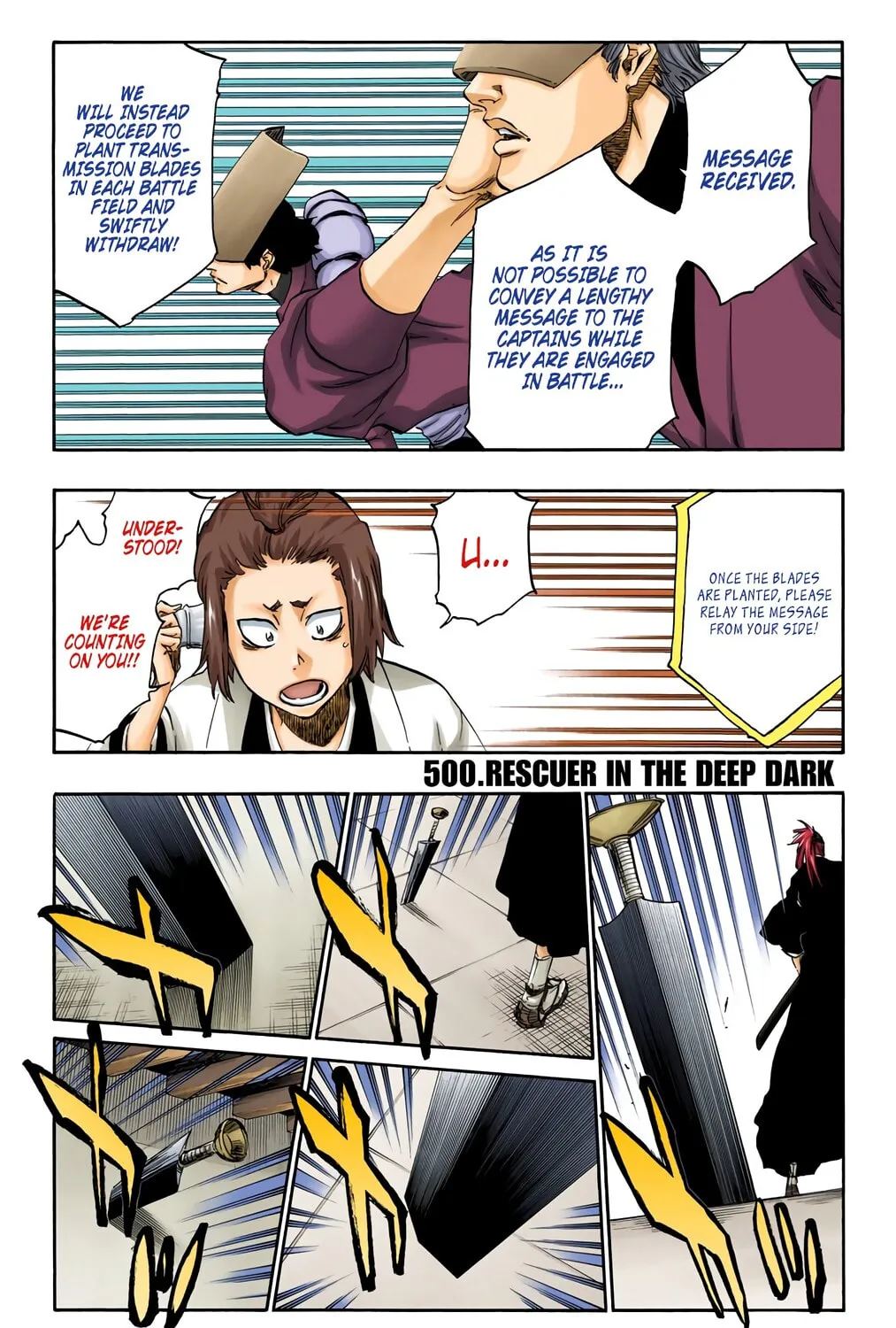 Bleach: Thousand-Year Blood War, chapter 500, page 3
