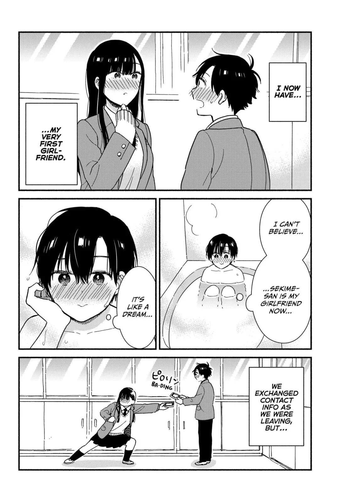 Don't Blush, Sekime-san!, chapter 3, page 2