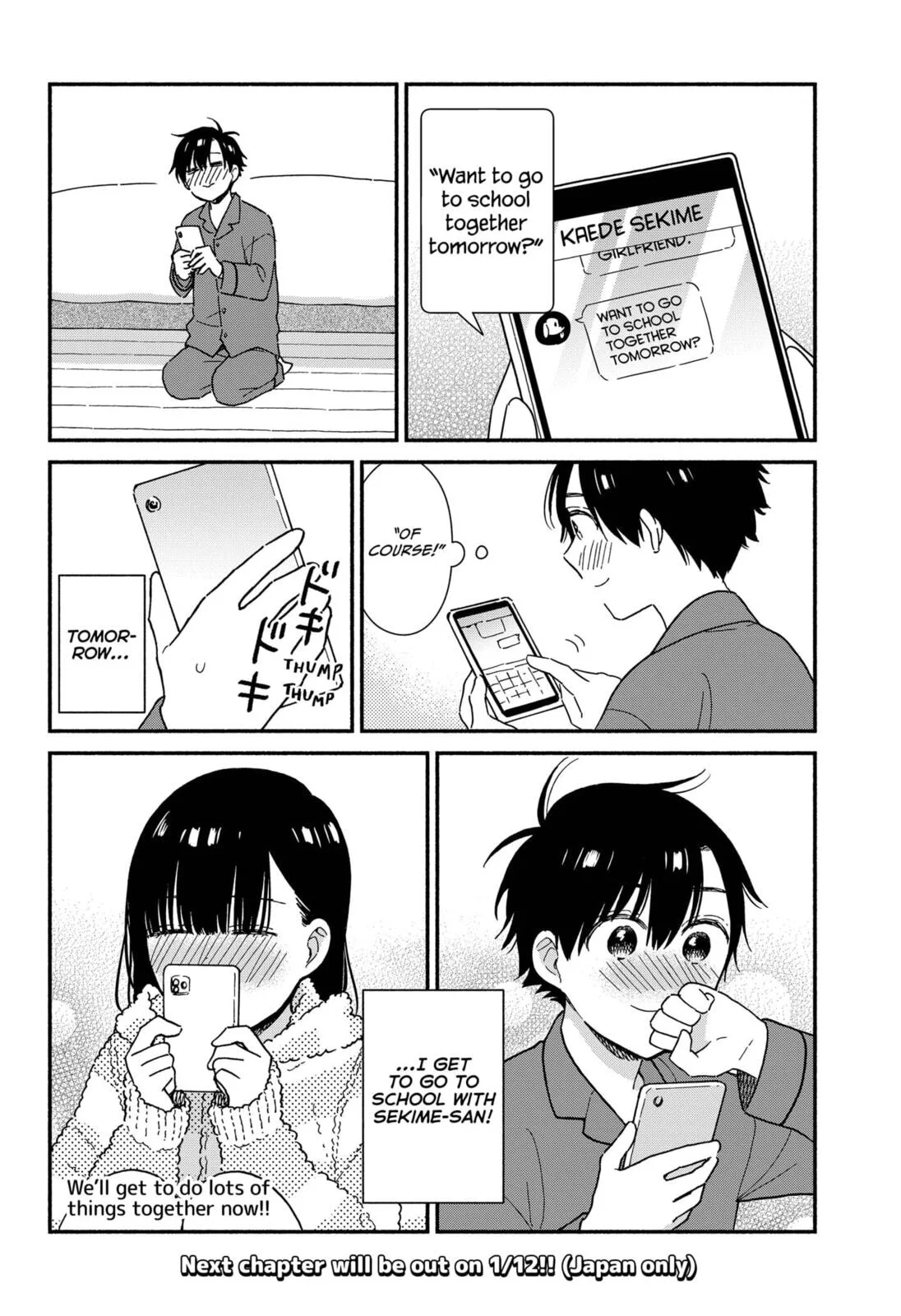 Don't Blush, Sekime-san!, chapter 3, page 10