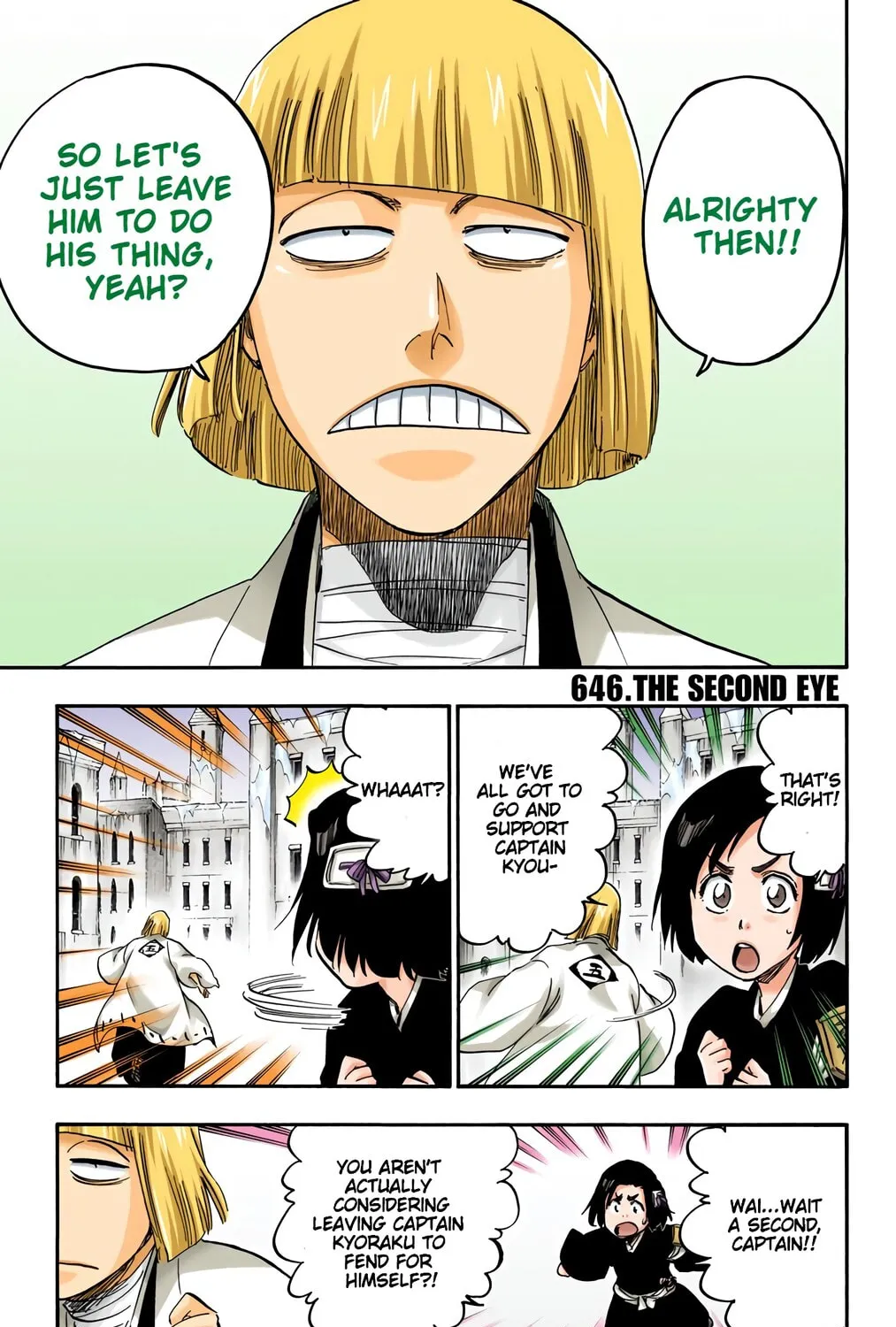 Bleach: Thousand-Year Blood War, chapter 646, page 1
