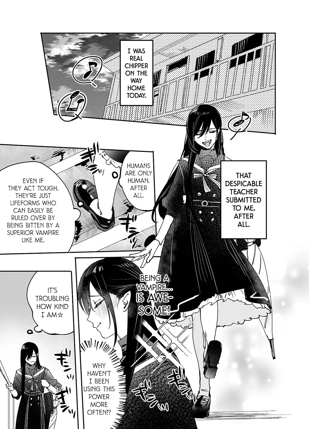 Girls × Vampire, chapter 17, page 1