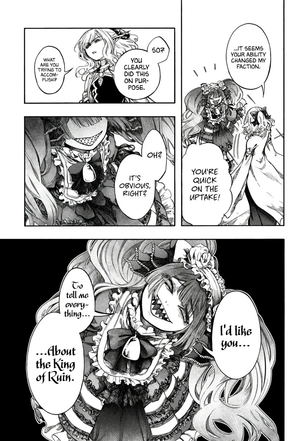 Apocalypse Bringer Mynoghra: World Conquest Starts with the Civilization of Ruin, chapter 32, page 32