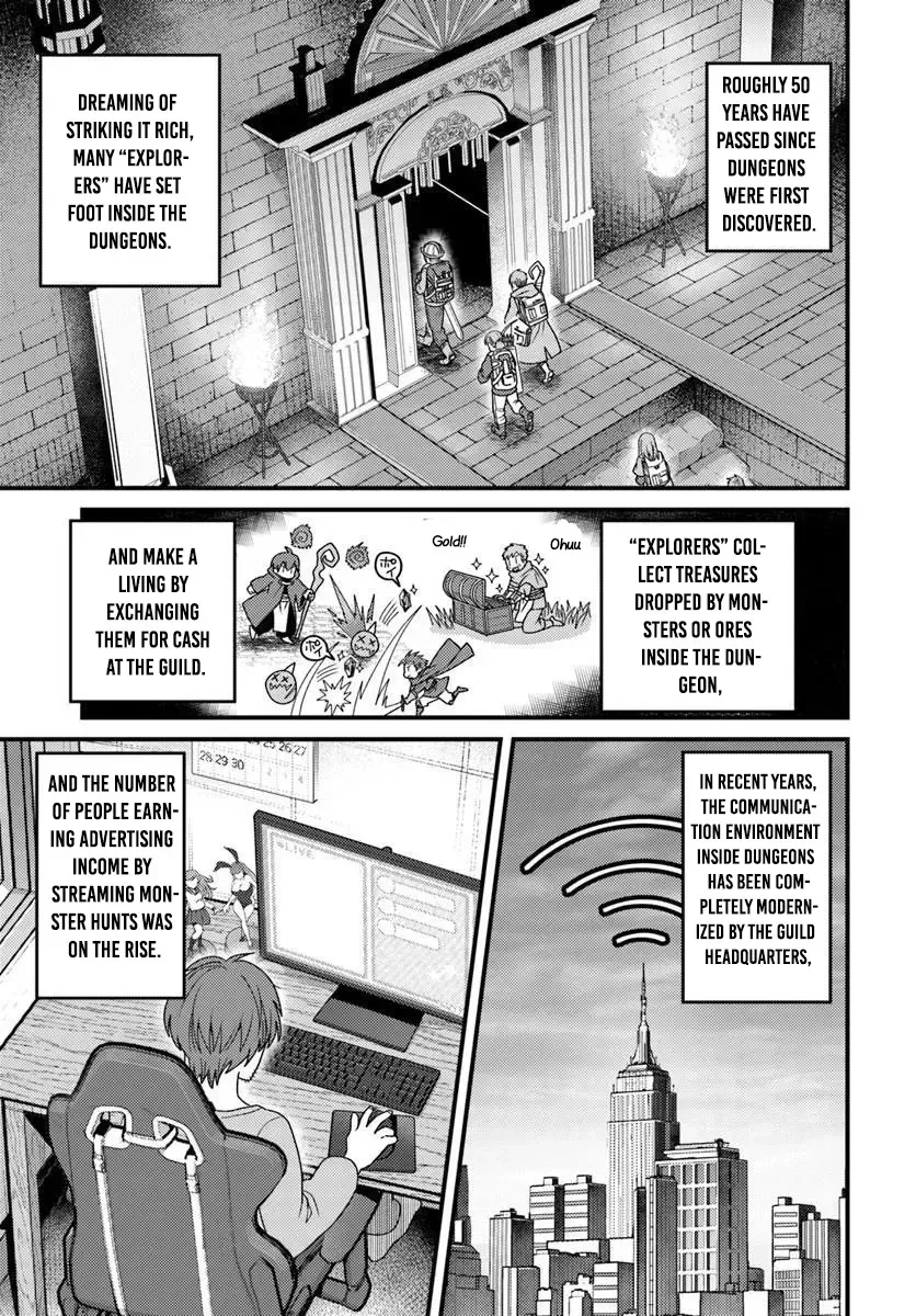 The Ex-Salaryman Monk’s Dungeon Funeral Livestream, chapter 1, page 6