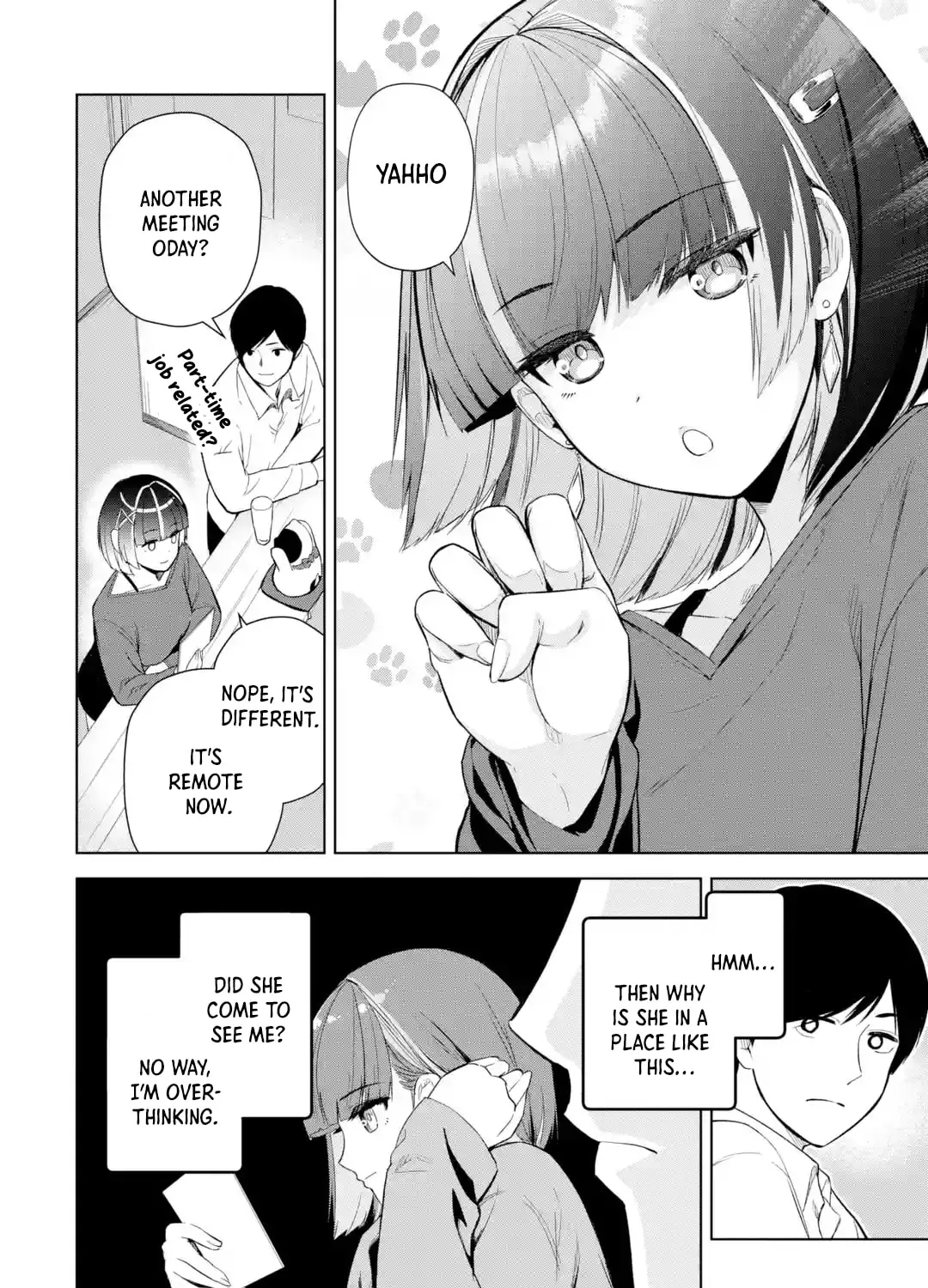 The Story of the Cool, Downer-type University Girl Beside Me at the Standing Bar, chapter 2, page 7
