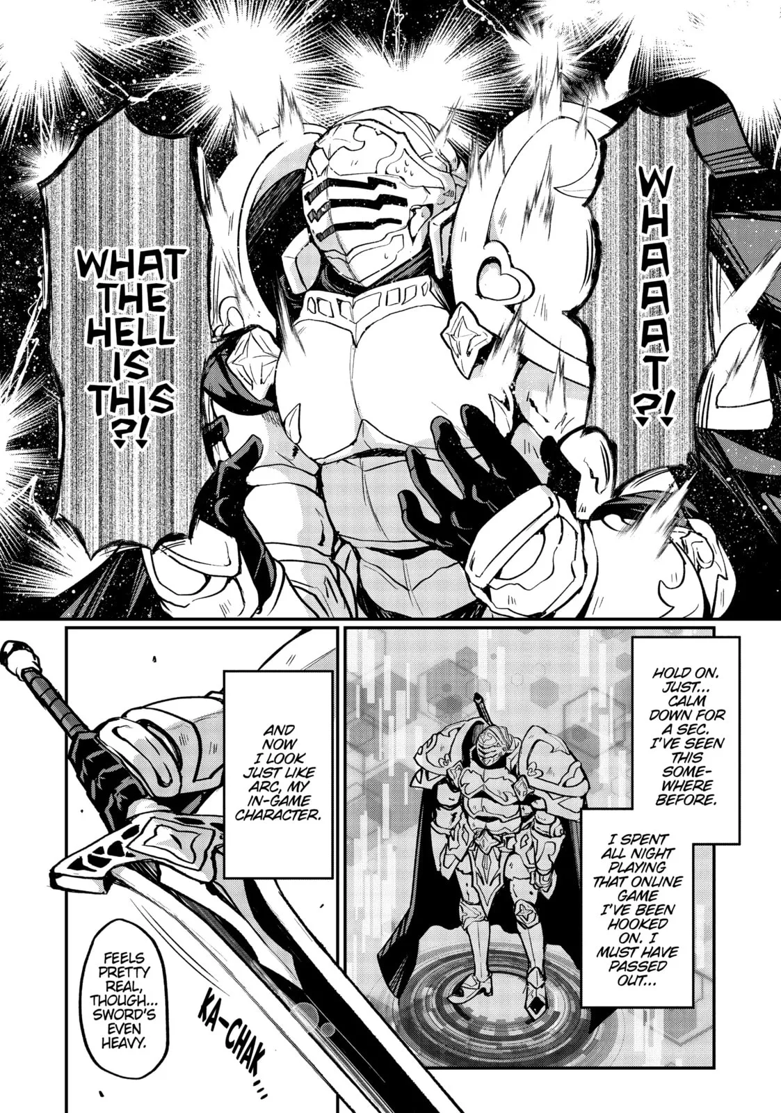 Skeleton Knight in Another World, chapter 1, page 5