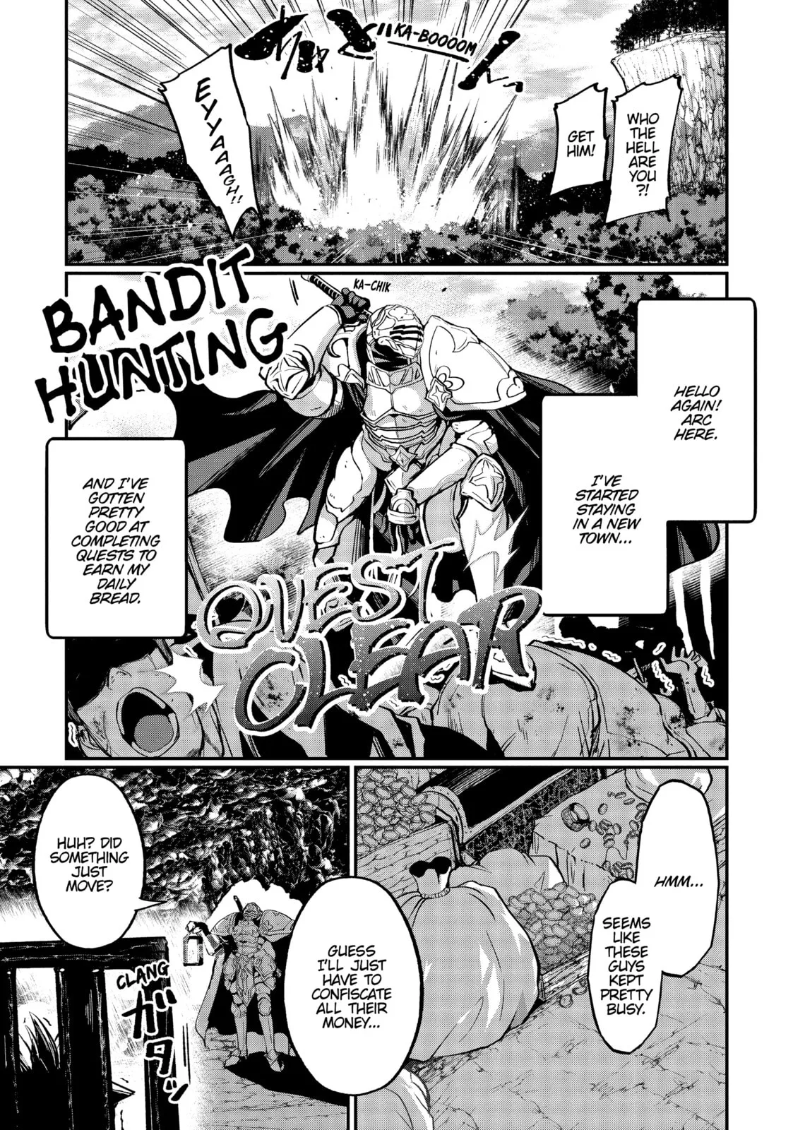 Skeleton Knight in Another World, chapter 4, page 1