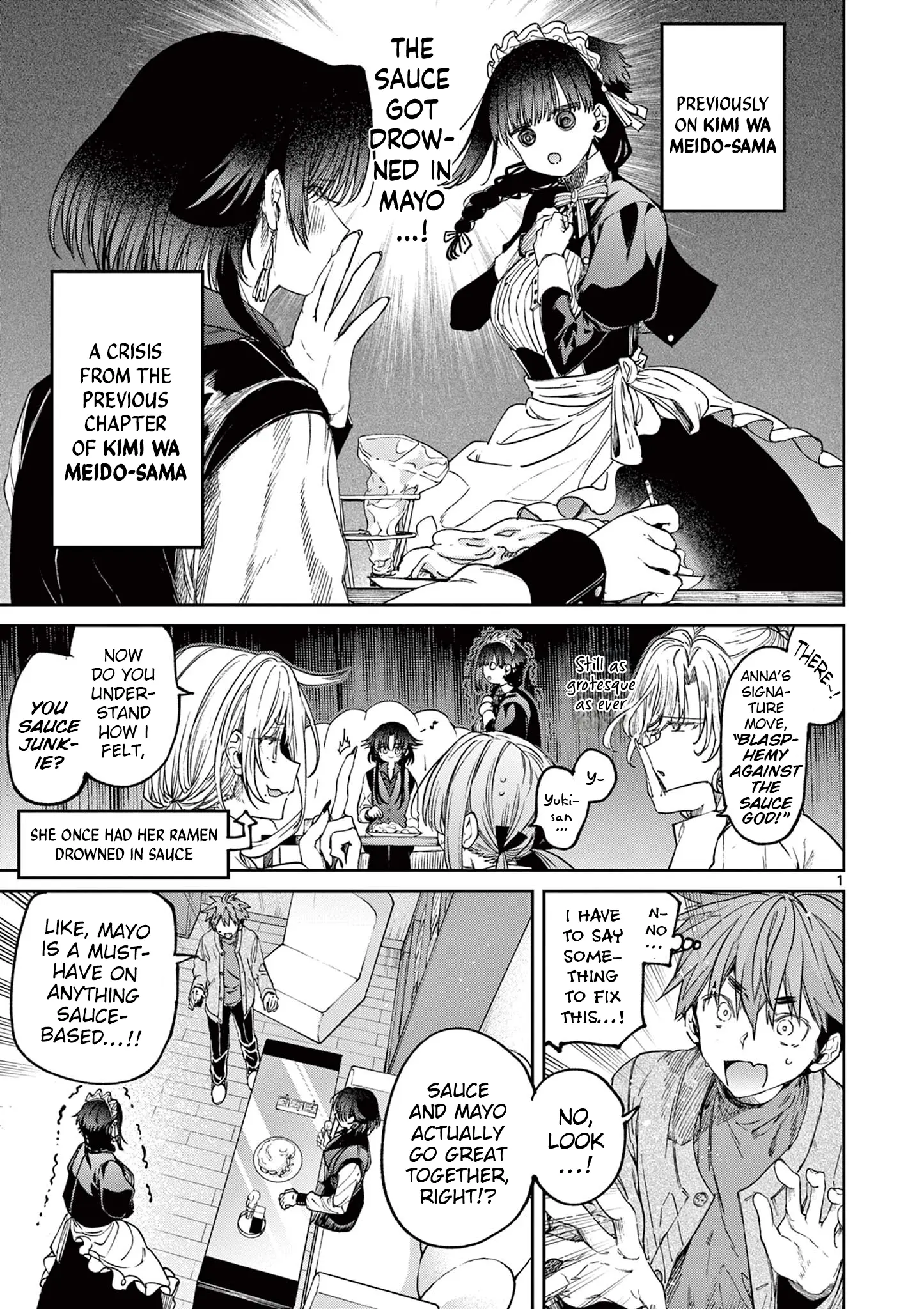 Kimi wa Meido-sama, chapter 61, page 1