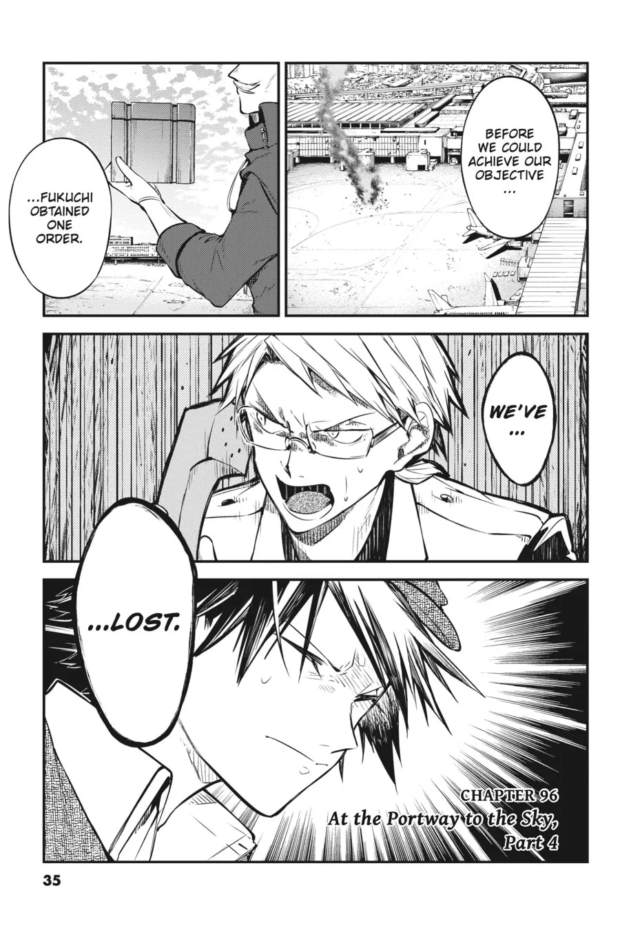 Bungo Stray Dogs, chapter 96, page 1