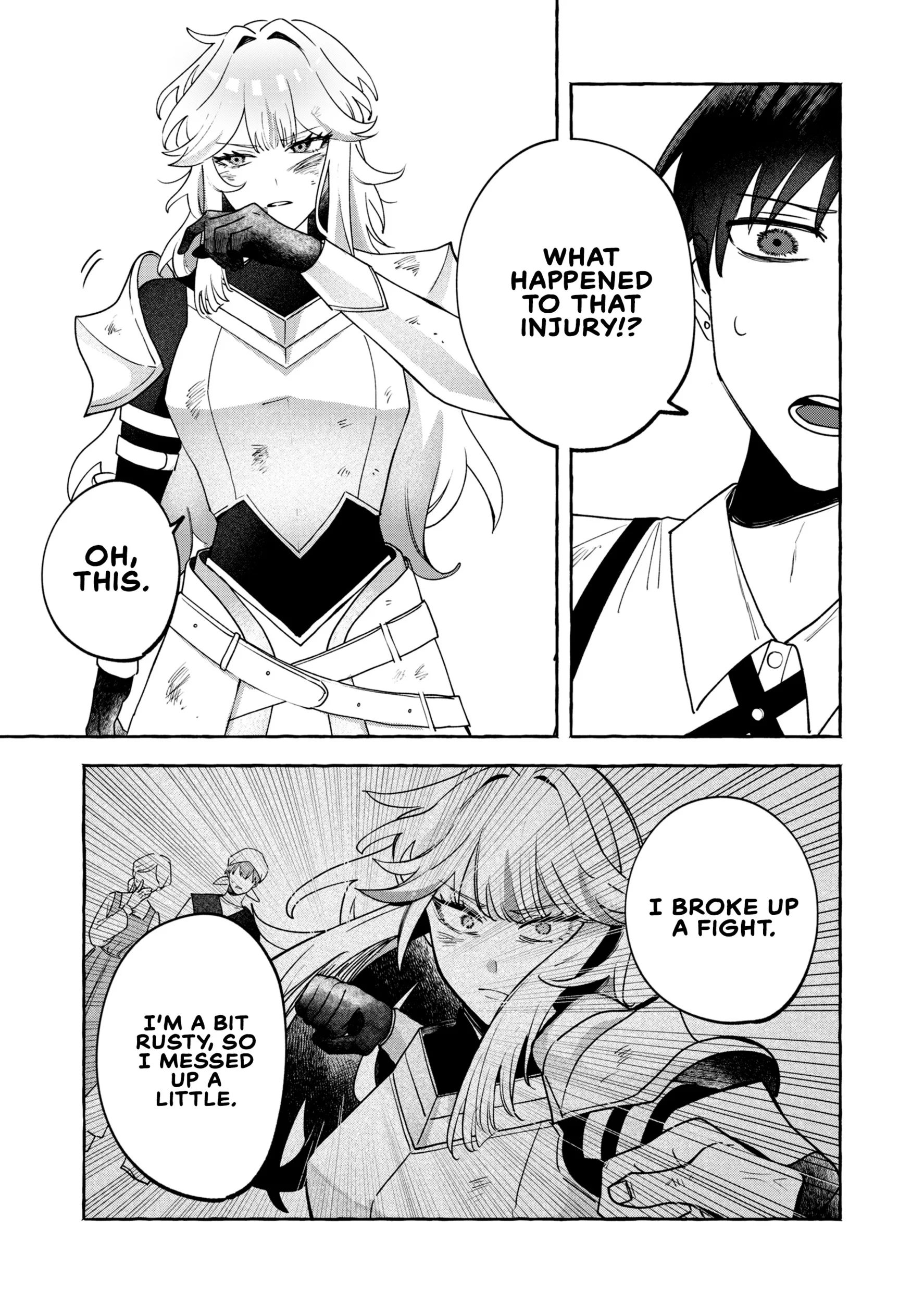 I Kept Spoiling a Female Knight Who Knew Nothing but Fighting, chapter 1, page 17