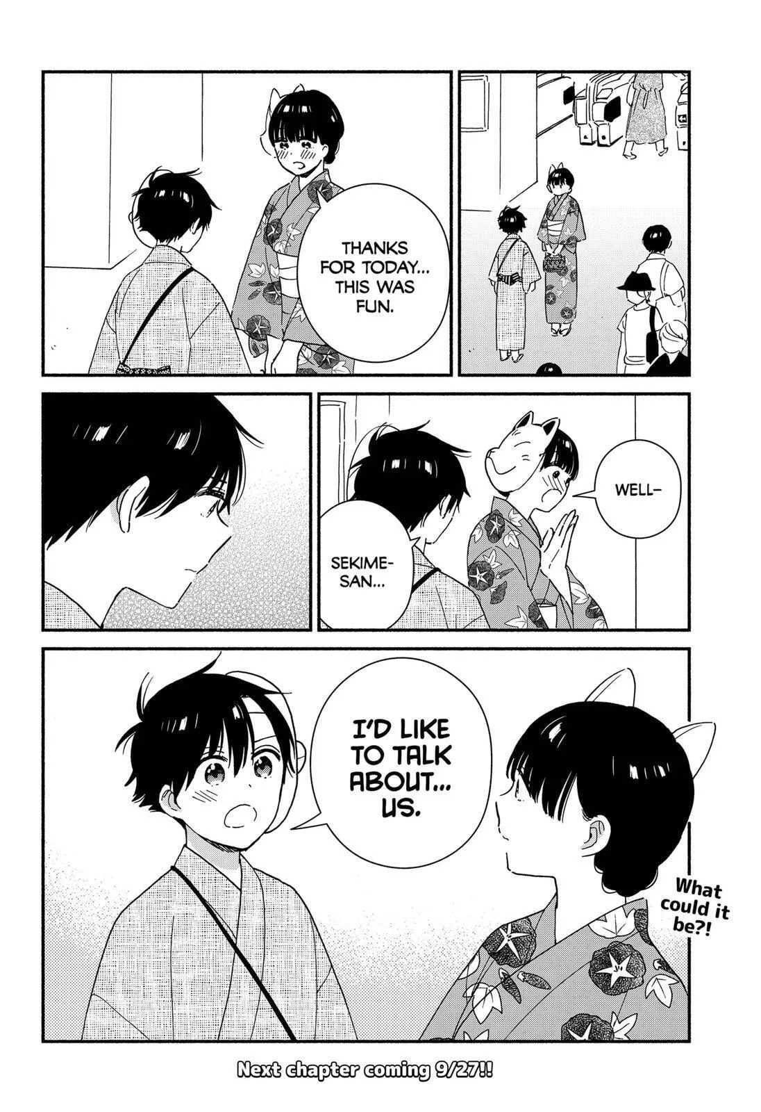 Don't Blush, Sekime-san!, chapter 27, page 12