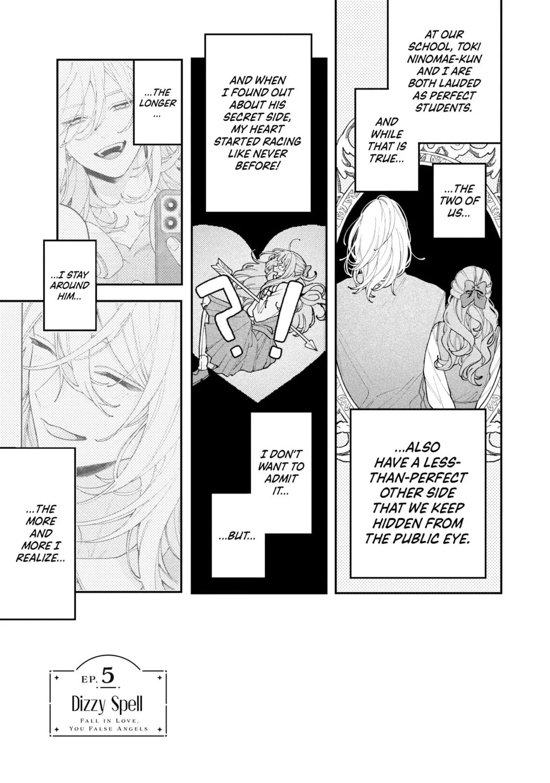 Fall in Love, You False Angels, chapter 5, page 1