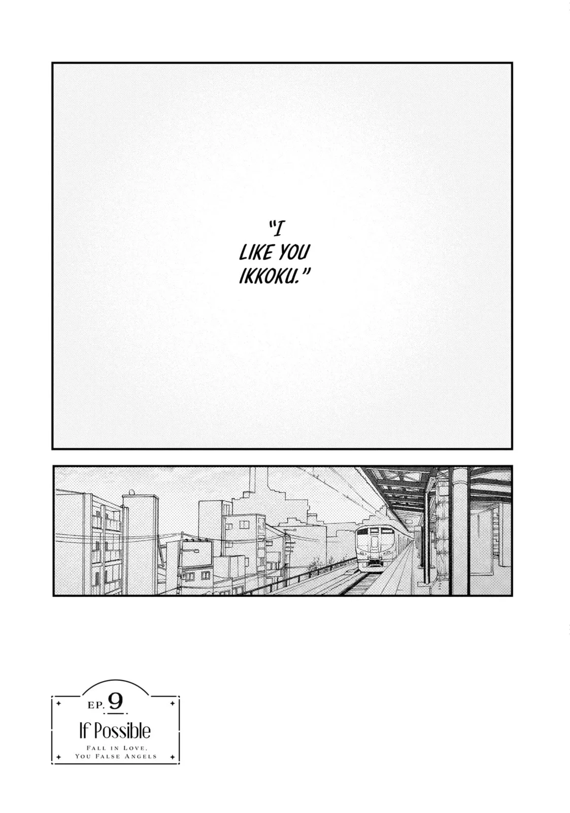 Fall in Love, You False Angels, chapter 9, page 1