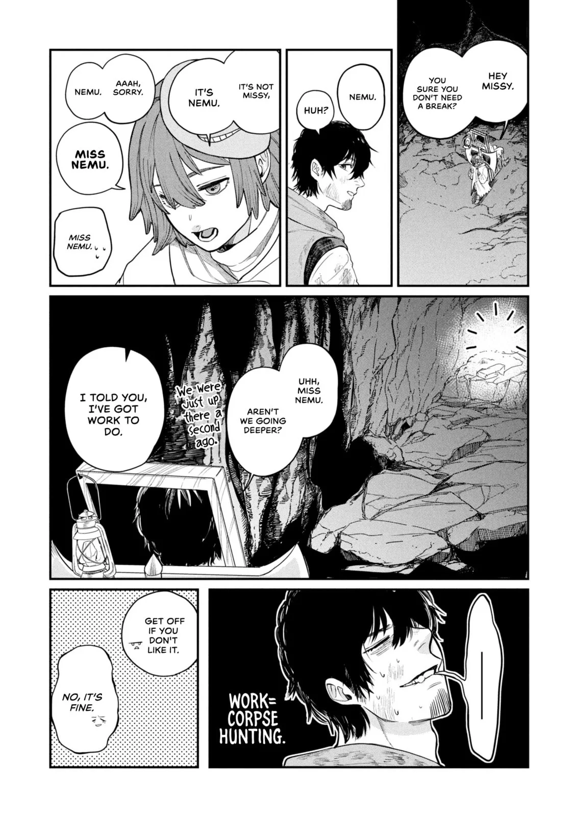 Shitai Katsugi no Nemu, chapter 1, page 8