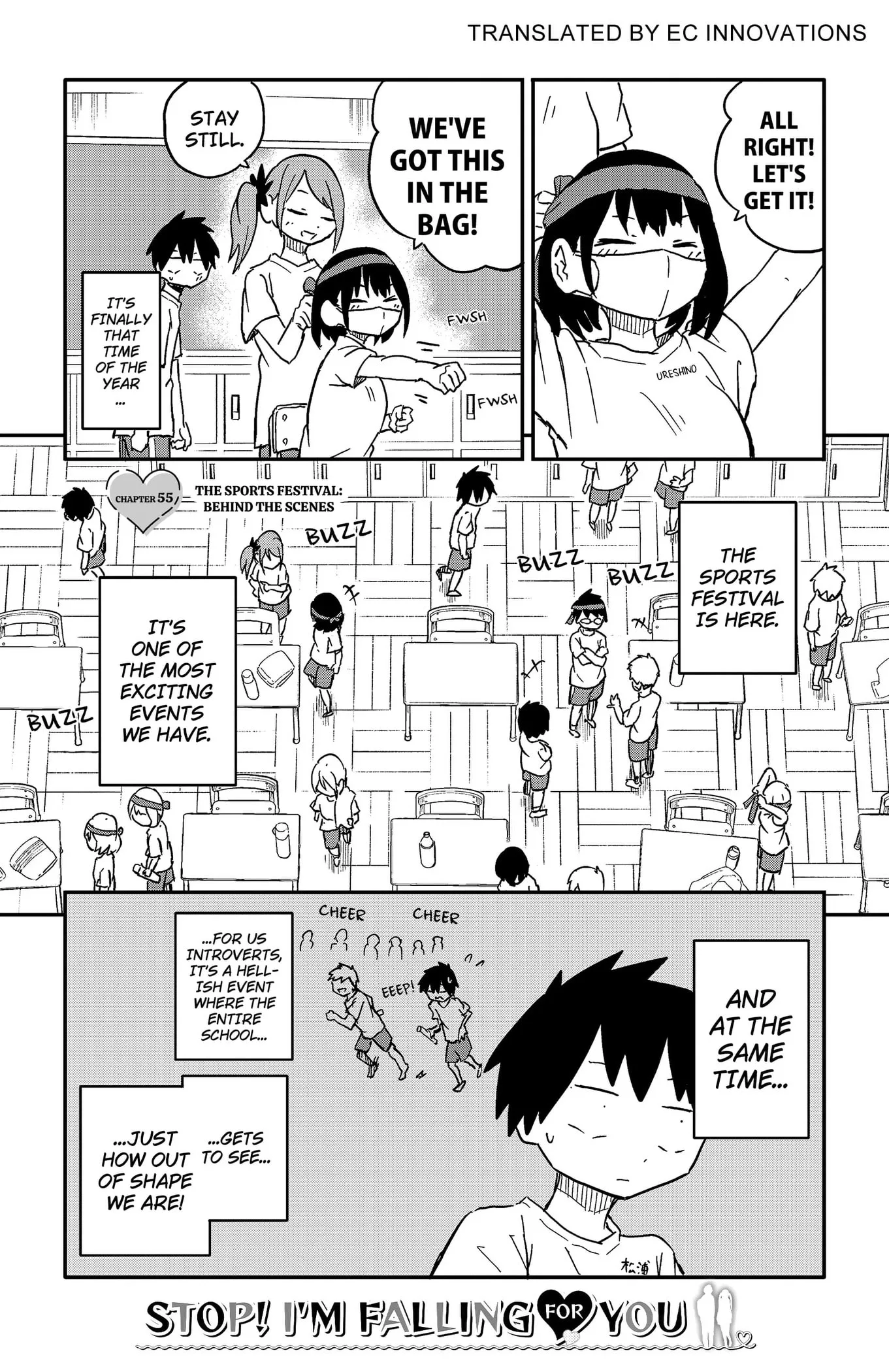 Stop! I'm Falling for You!, chapter 55, page 1