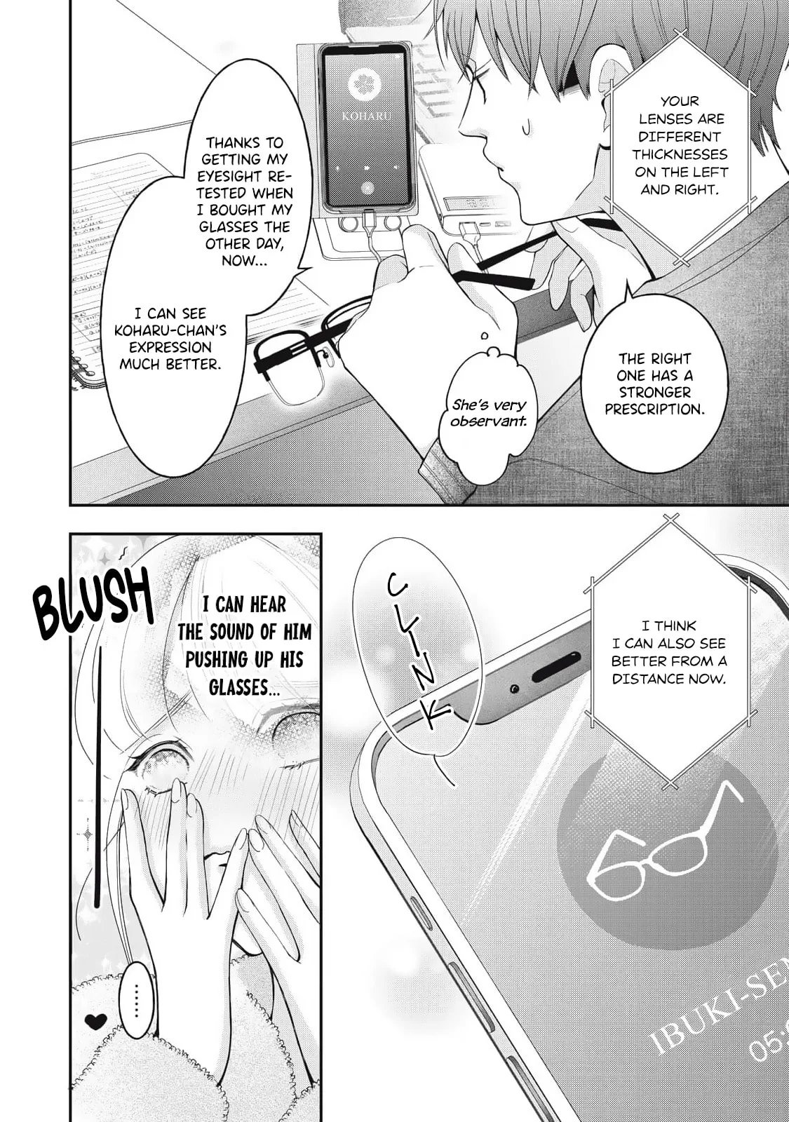 Megane na Kare to Fechi Kanojo, chapter 10, page 3