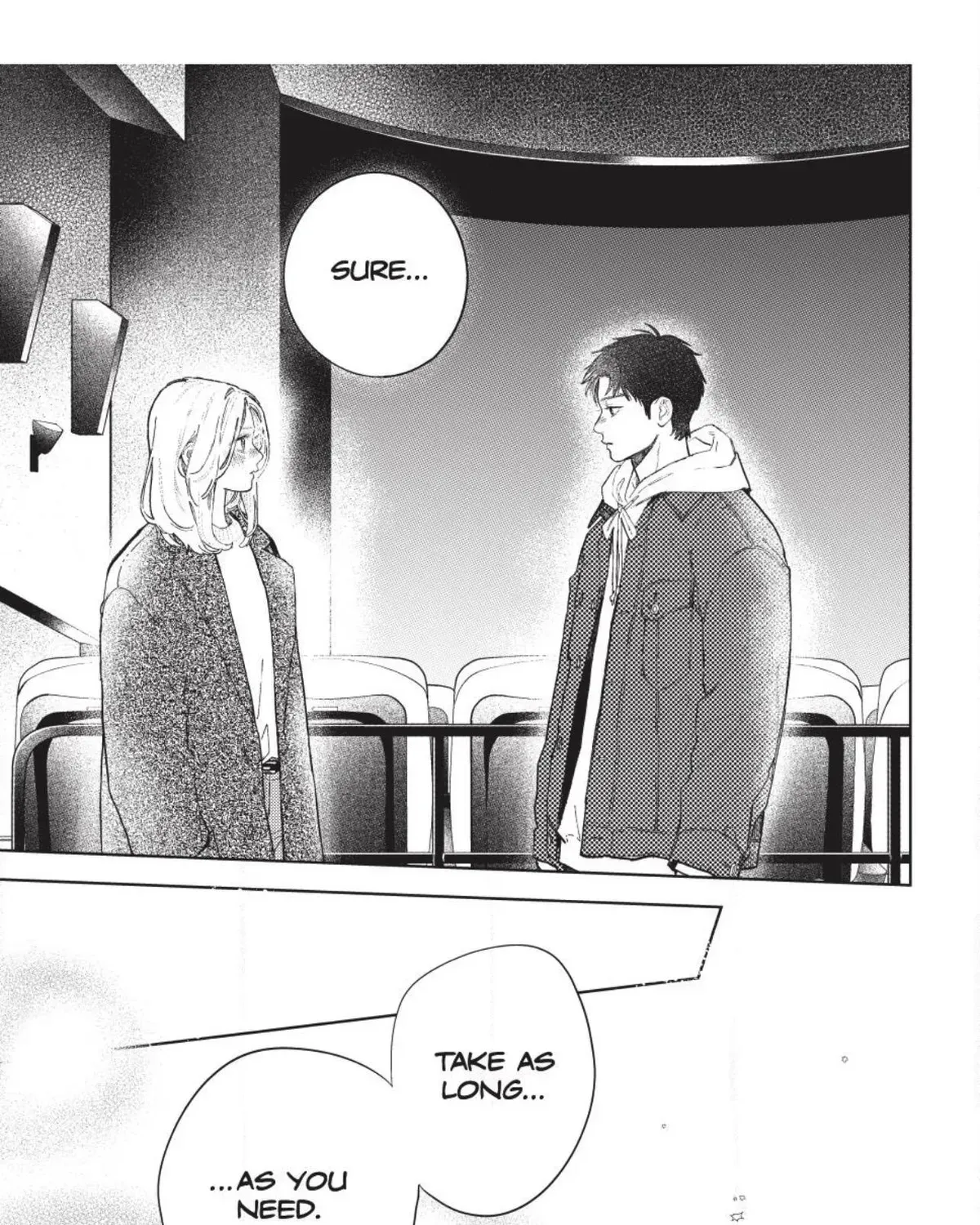 Yubisaki to Renren, chapter 57, page 55