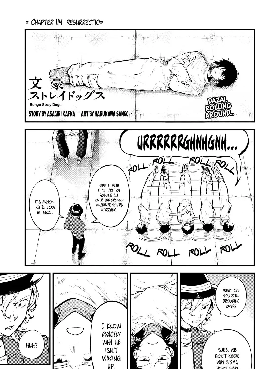 Bungo Stray Dogs, chapter 114, page 1