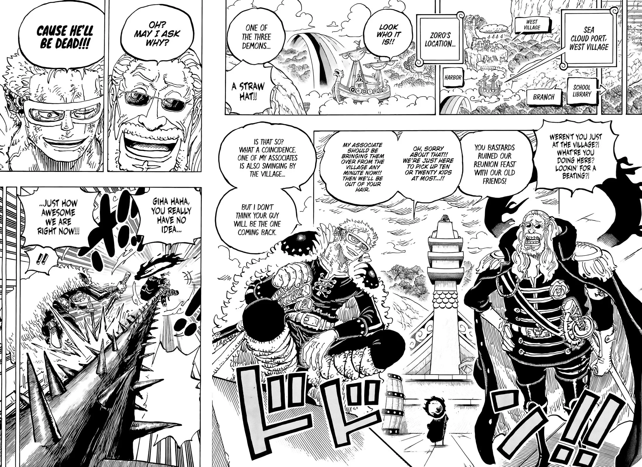 One Piece Manga, chapter 1187, page 8