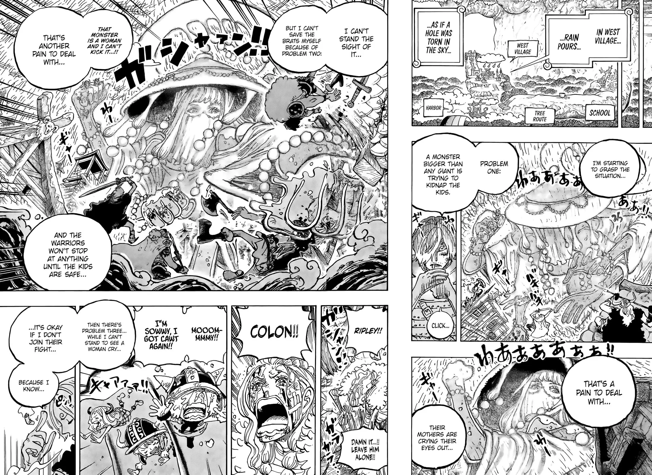 One Piece Manga, chapter 1187, page 9
