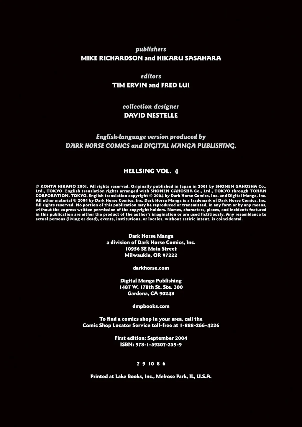 Hellsing, chapter Vol 4, page 4