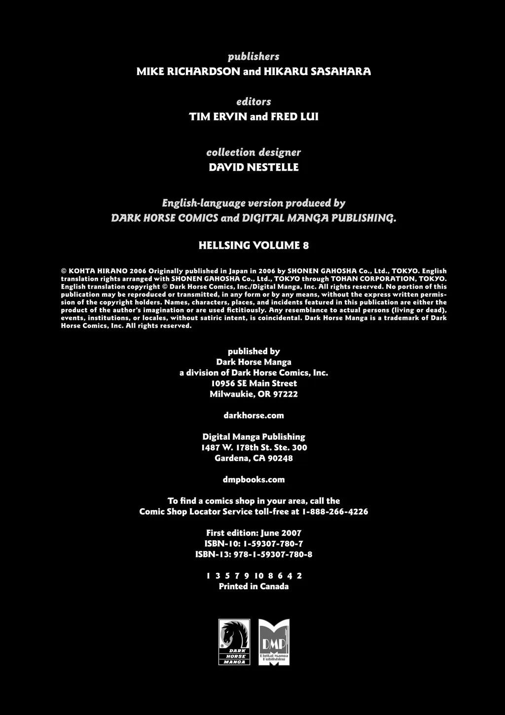 Hellsing, chapter Vol 8, page 4
