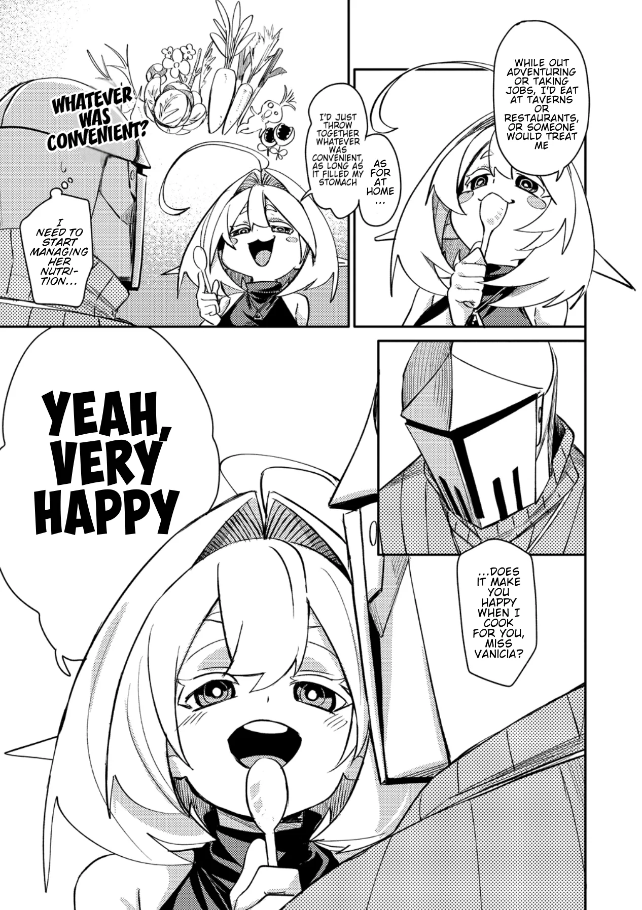 The Elf Picked Up a Heavy Knight., chapter 1, page 8