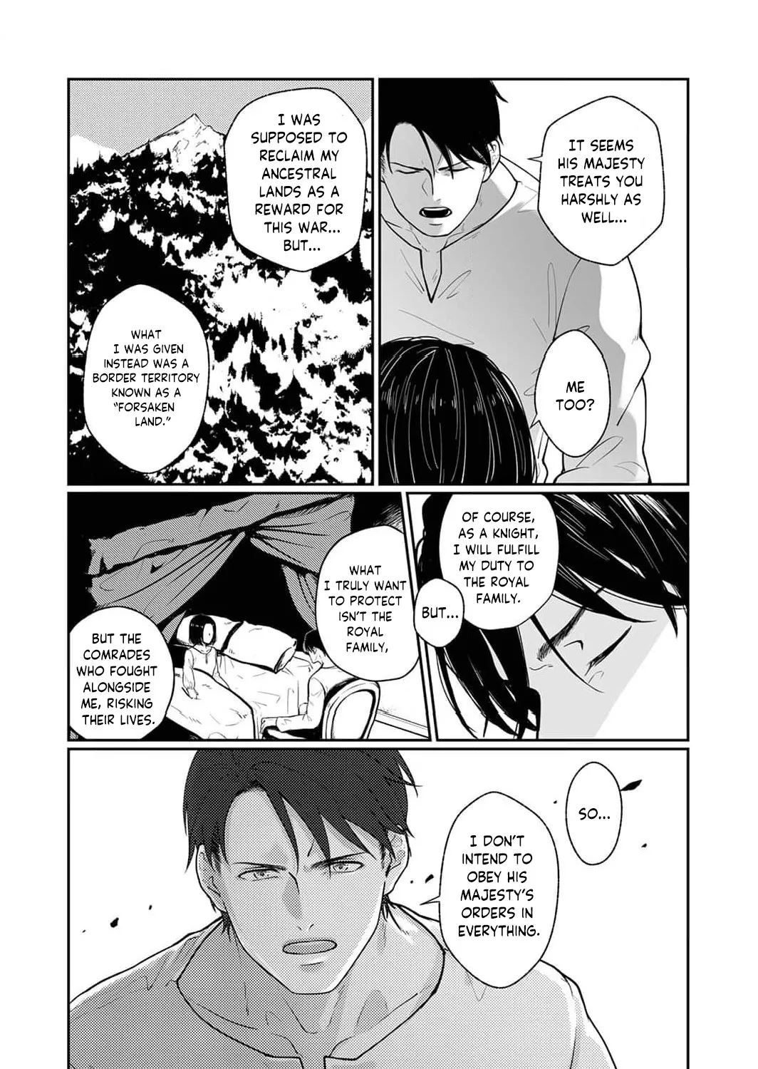 The Abandoned Bride Cannot See the Awkward Love of the Frontier Knight, chapter 1, page 36