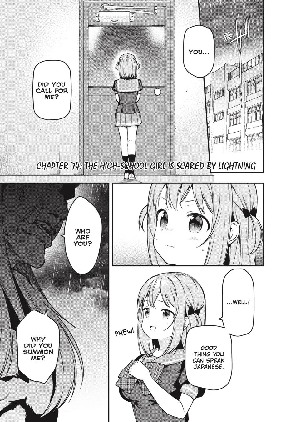 The Devil is a Part-Timer!, chapter 74, page 1