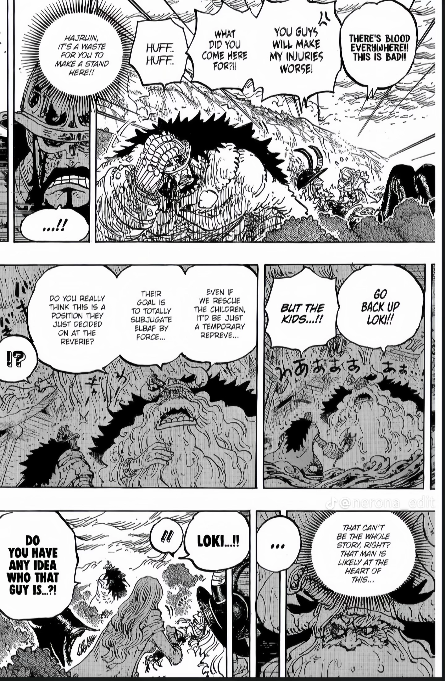 One Piece Manga, chapter 1189, page 6