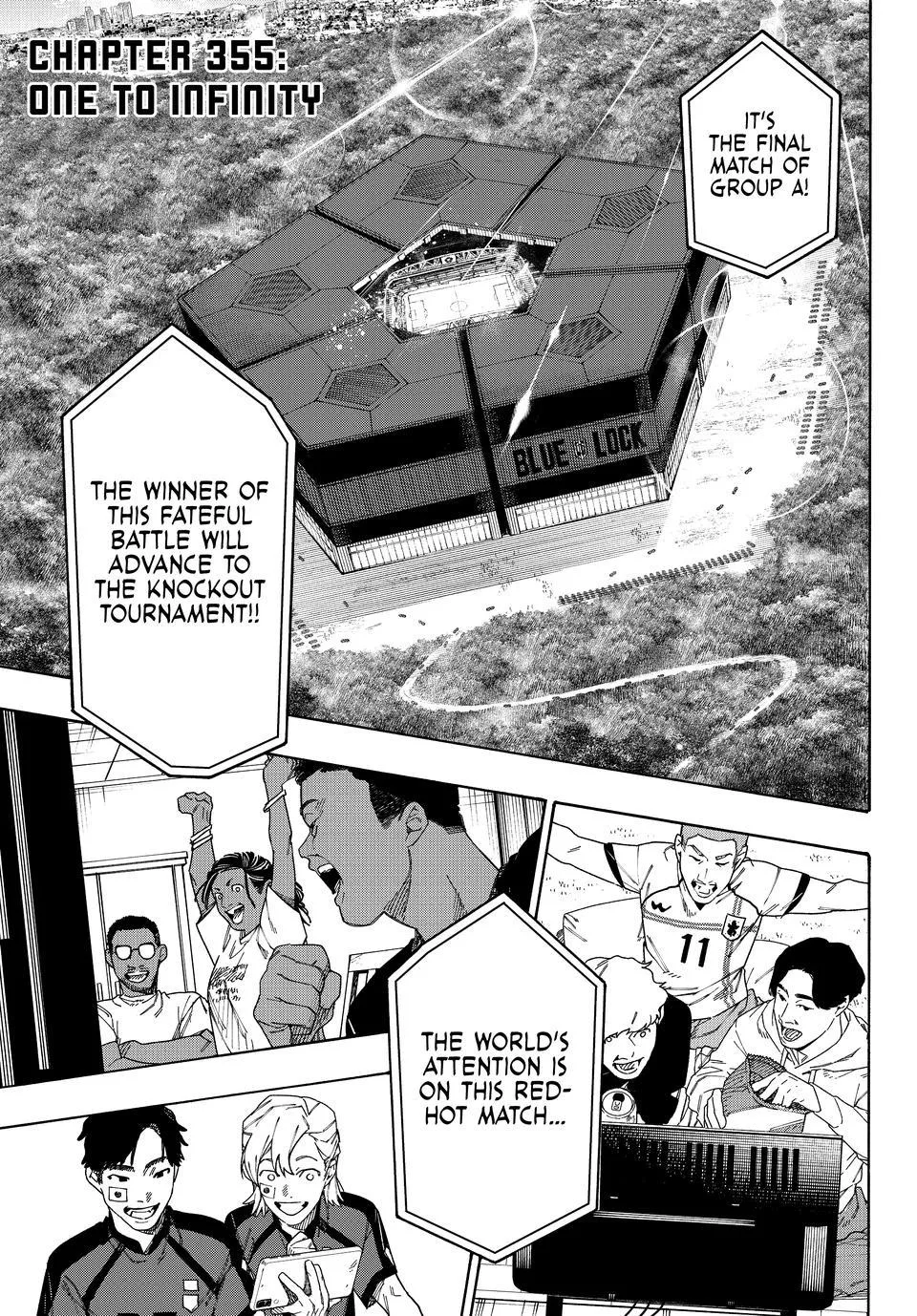 B Lock Manga, chapter 355, page 1