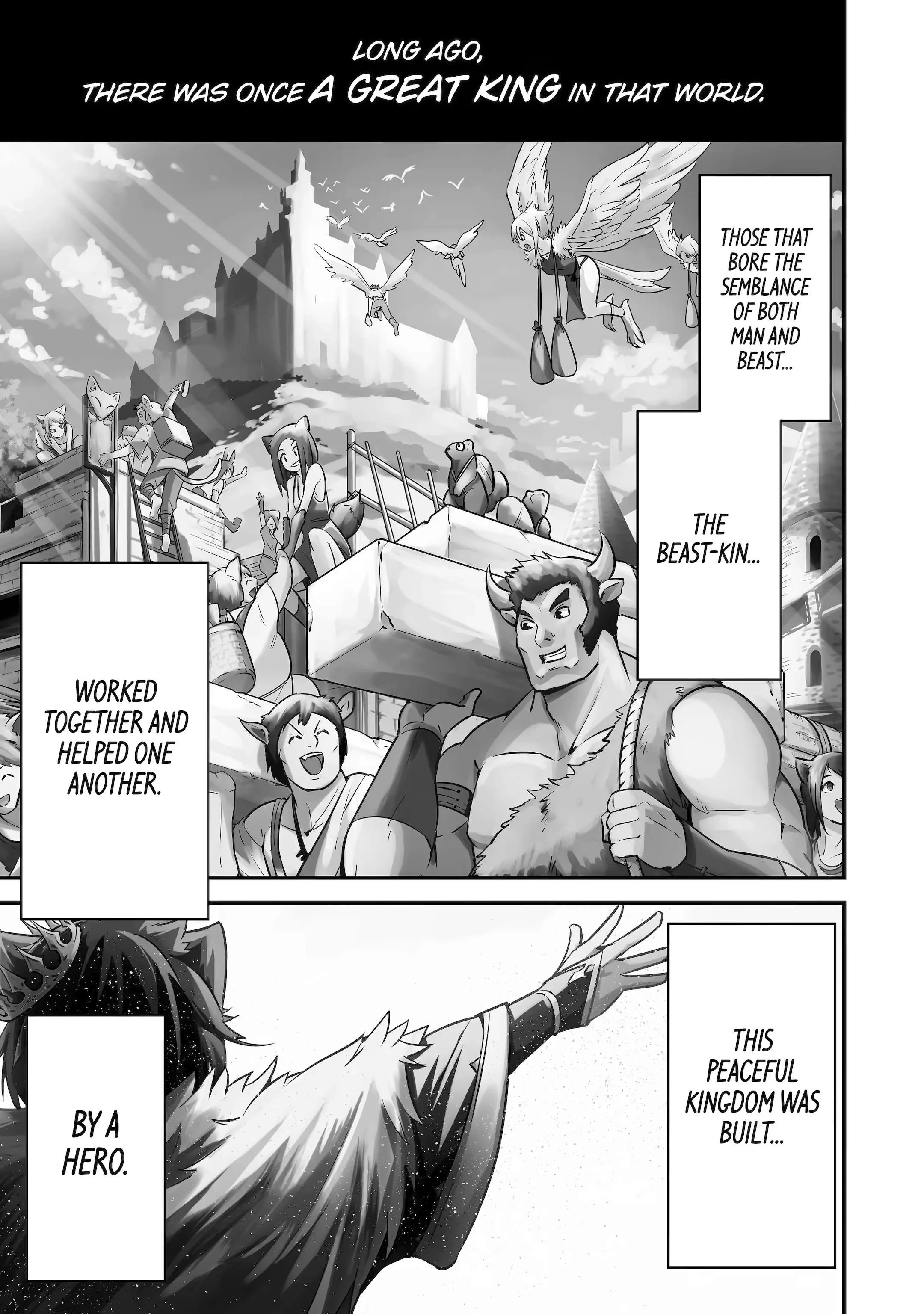 The Beast King Ouma Reconquers the World, chapter 1, page 1
