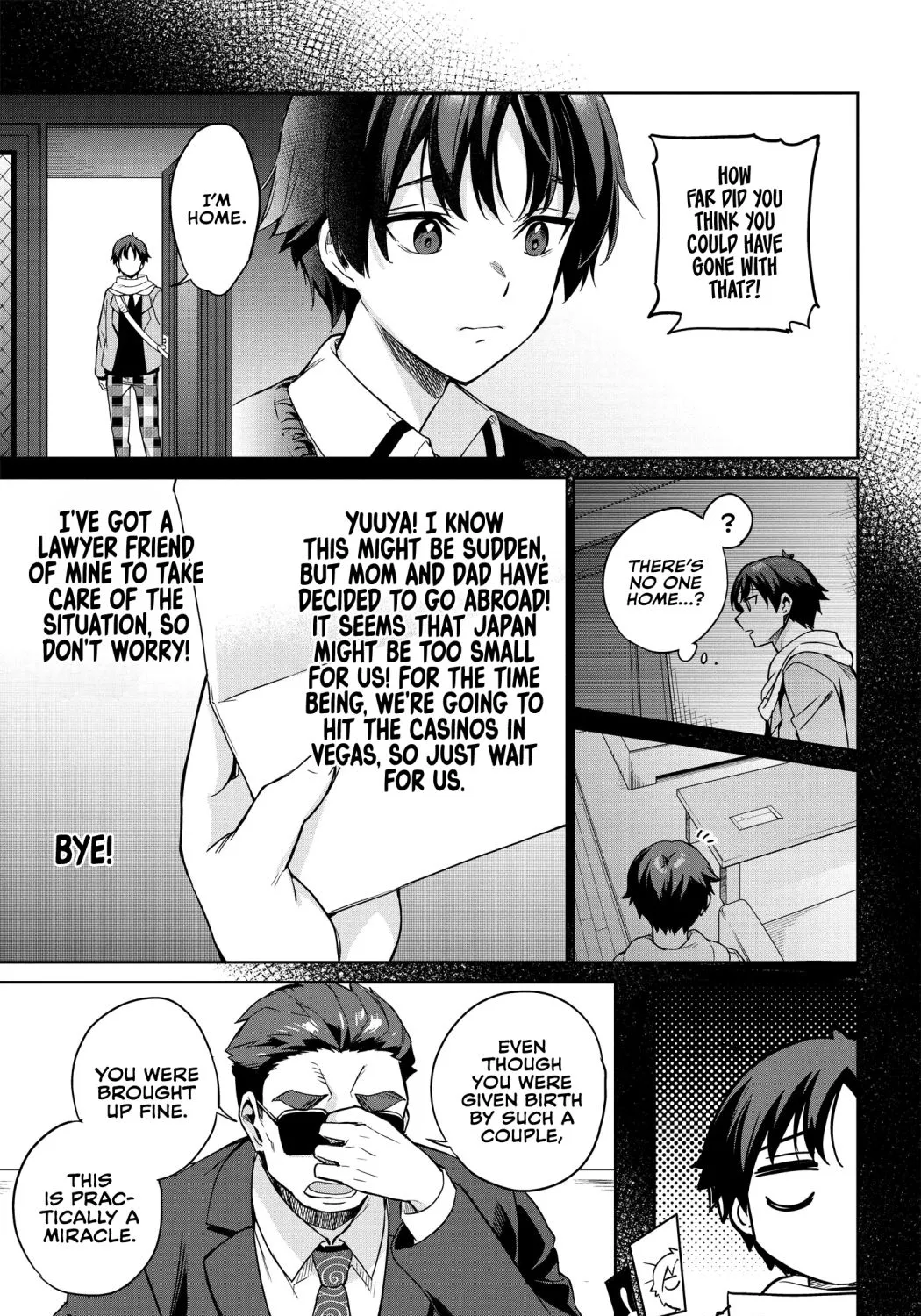 I'm Gonna Live with You Not Because My Parents Left Me Their Debt but Because I Like You, chapter 1, page 13