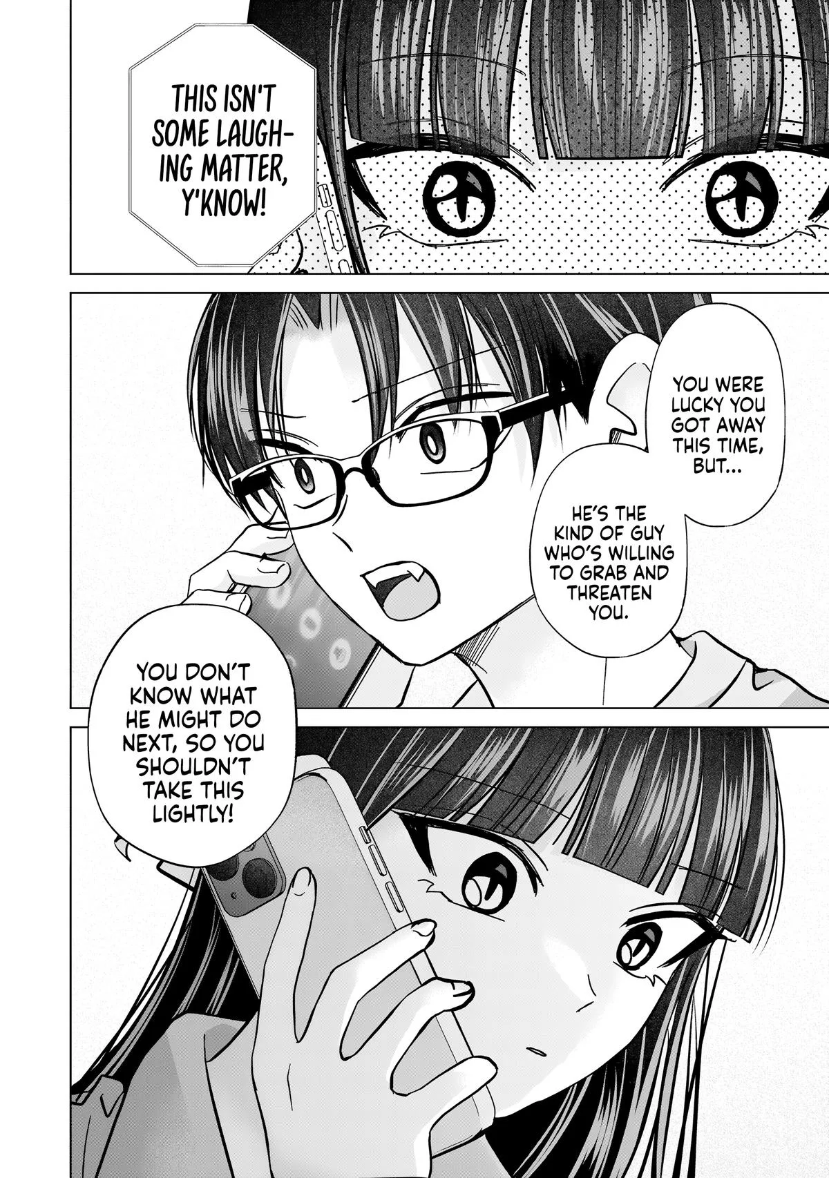 Kusunoki's Flunking Her High School Glow-Up, chapter 55, page 12