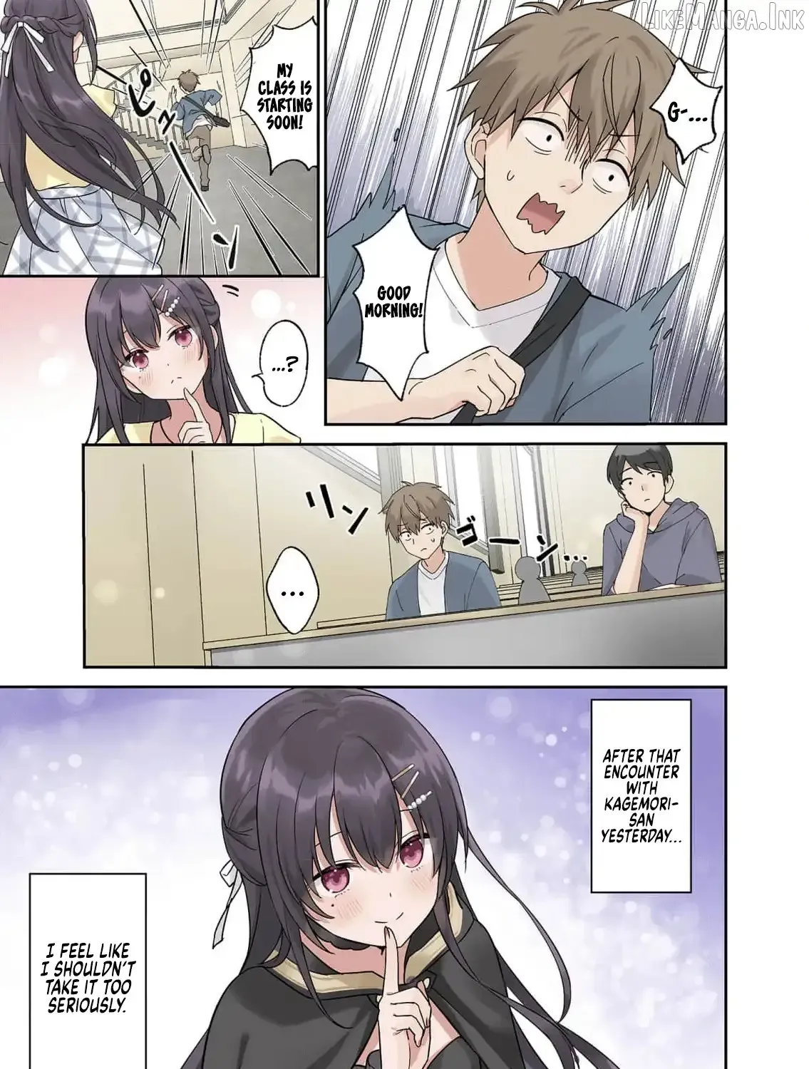 Lying Girlfriend Kagemori-san, chapter 2, page 15