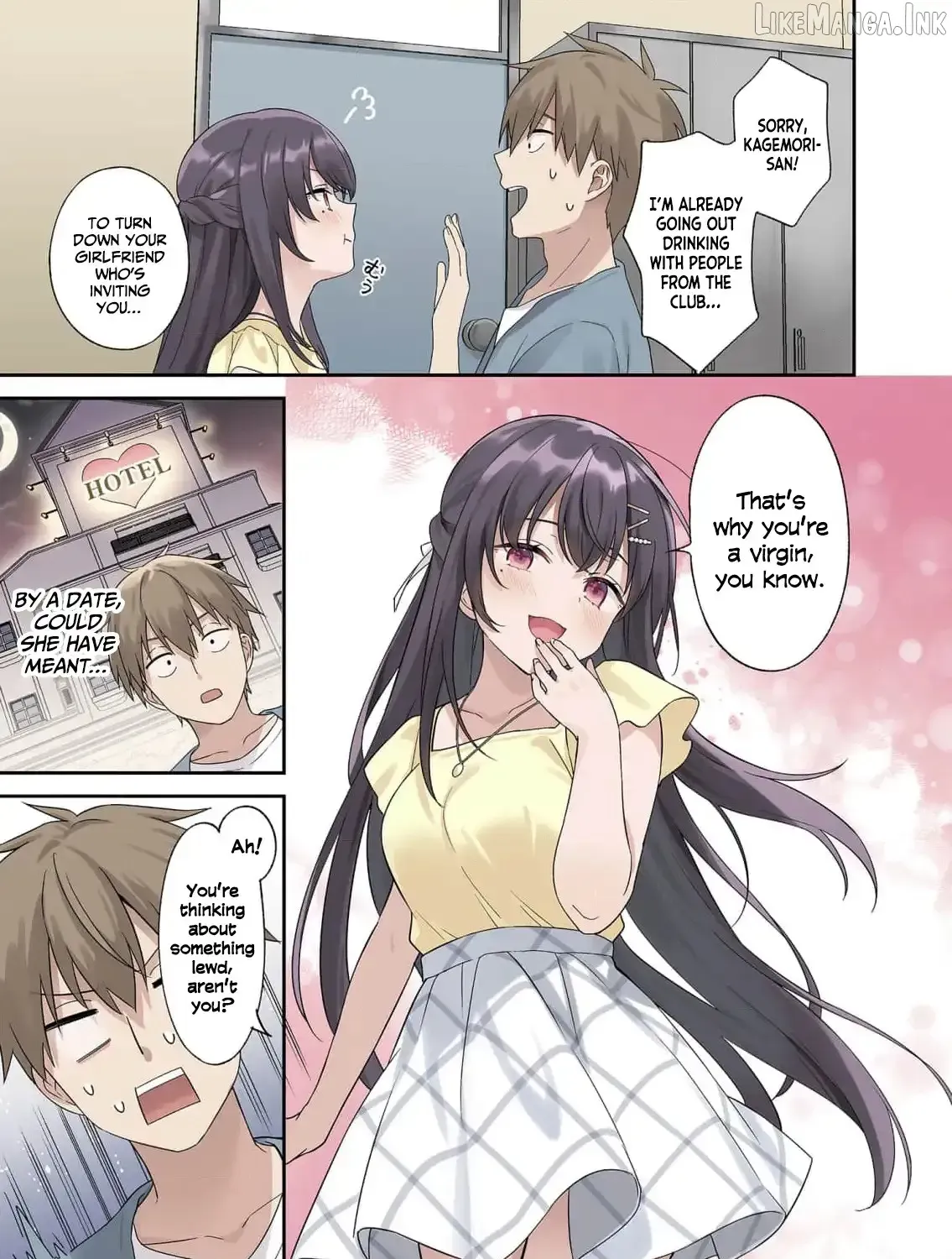 Lying Girlfriend Kagemori-san, chapter 2, page 47