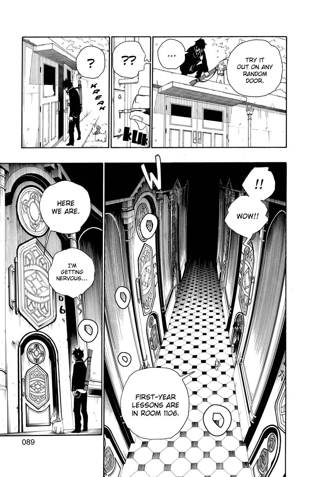 Blue Exorcist, chapter 2, page 16