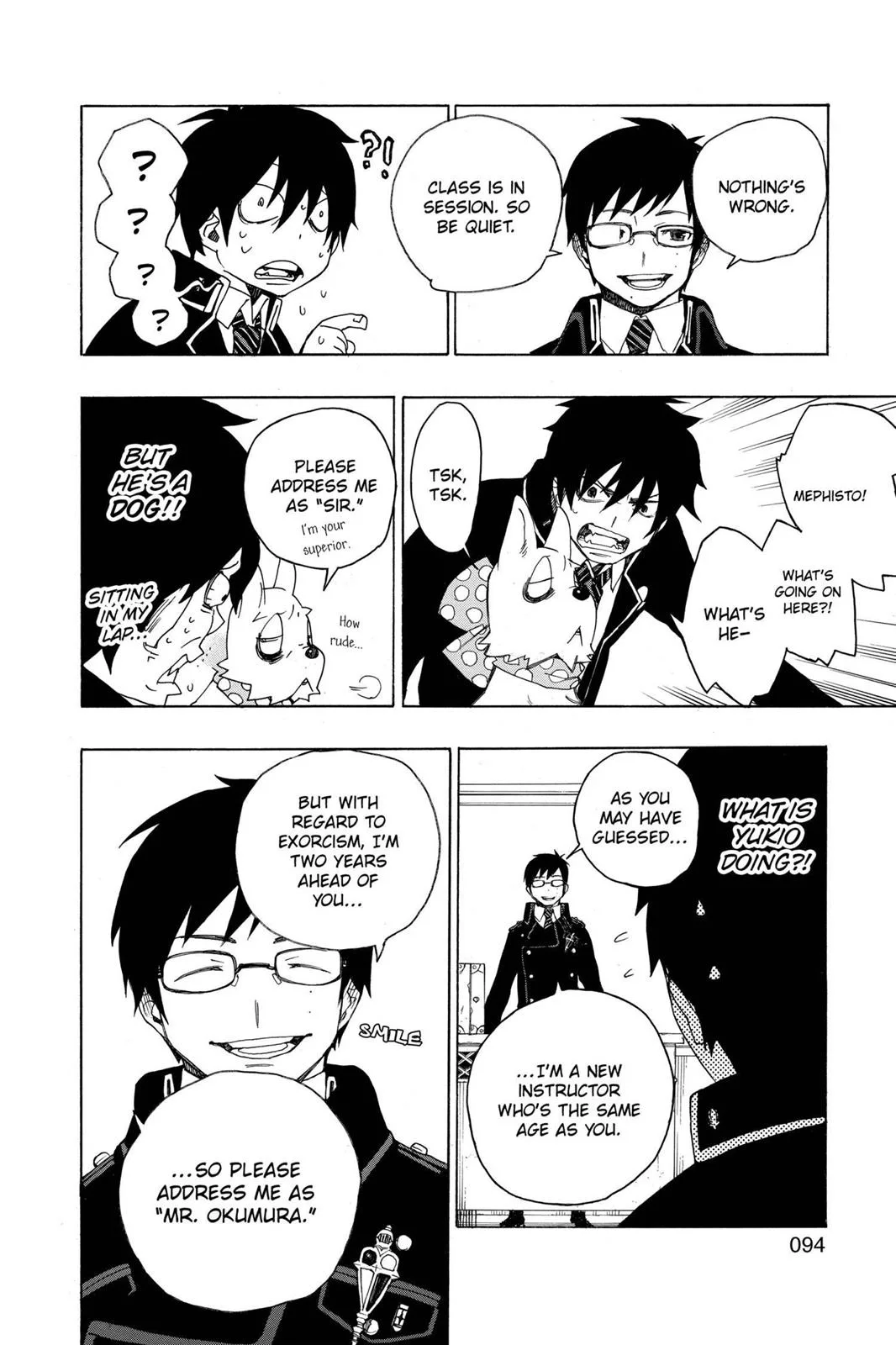 Blue Exorcist, chapter 2, page 21