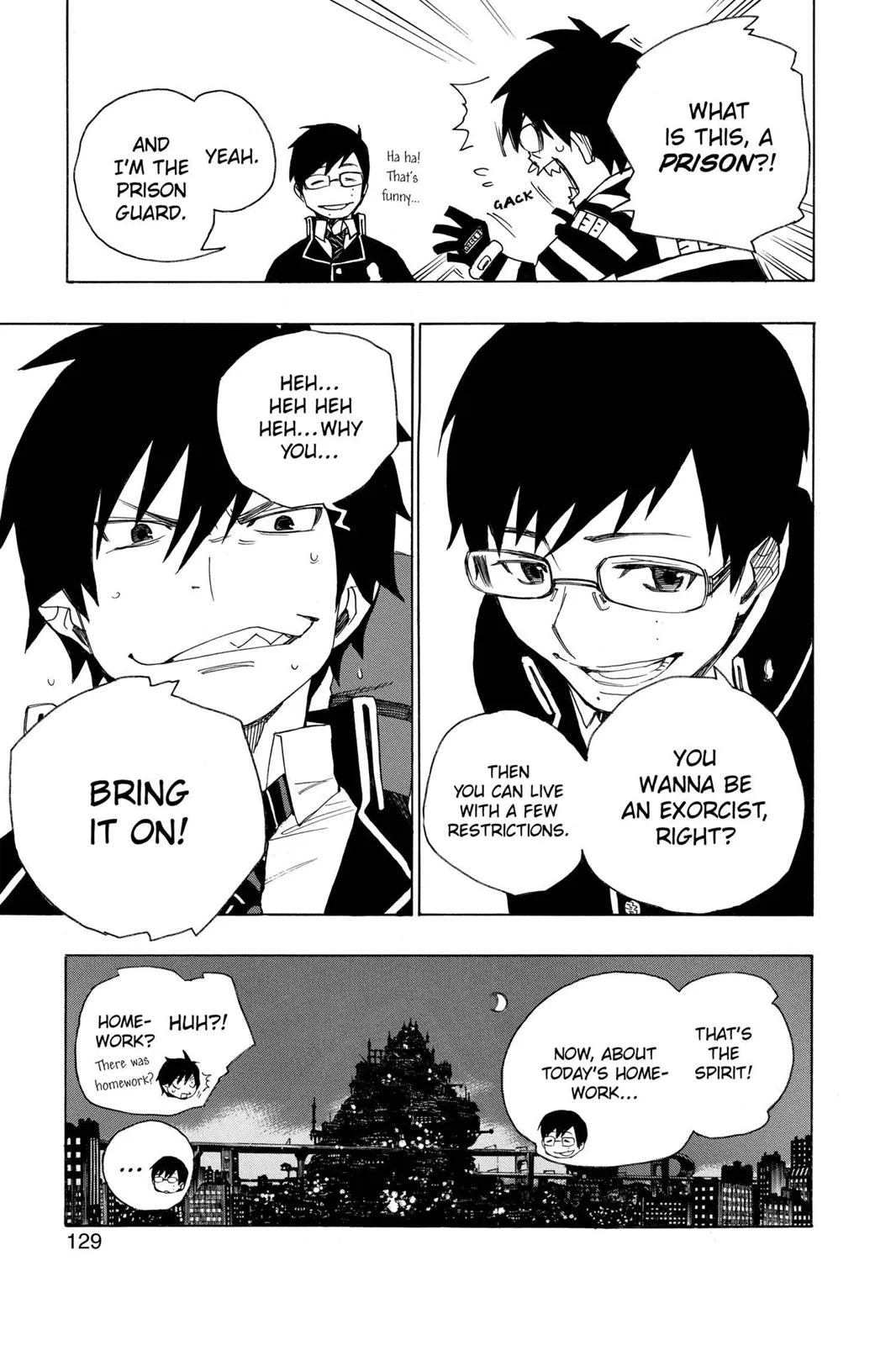 Blue Exorcist, chapter 2, page 56