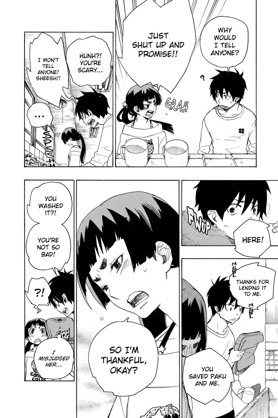 Blue Exorcist, chapter 6, page 4