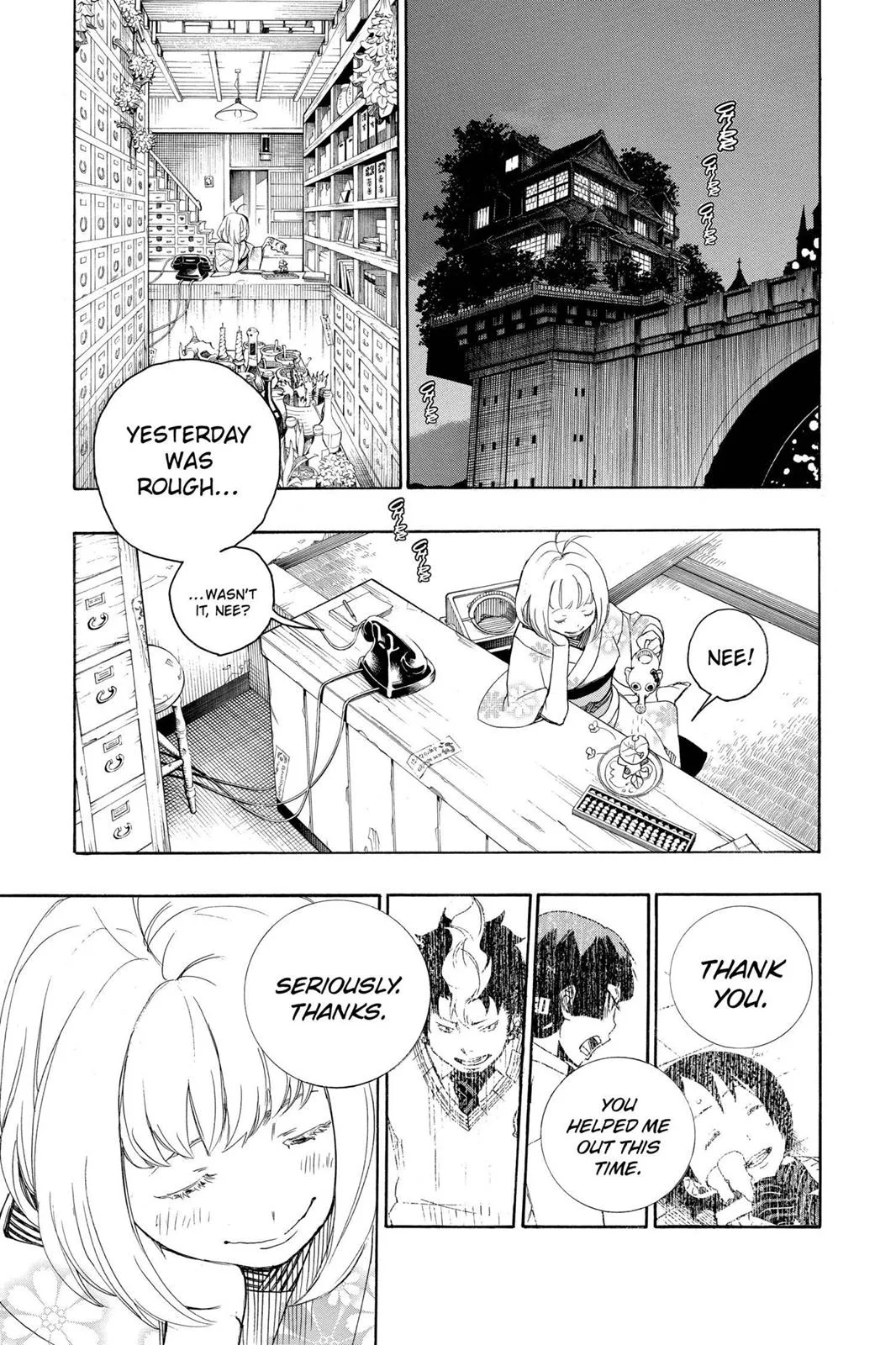 Blue Exorcist, chapter 7, page 13