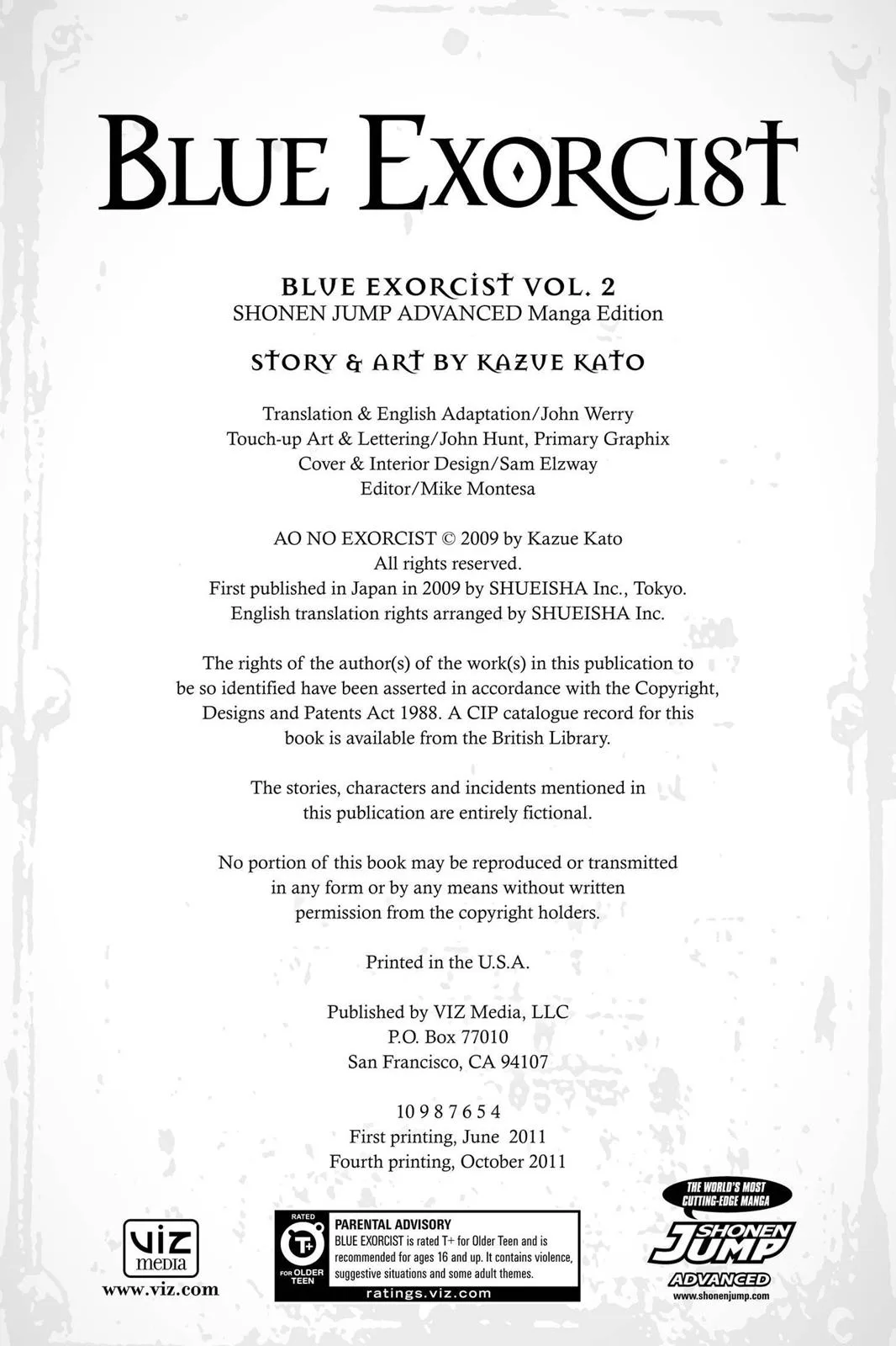 Blue Exorcist, chapter 7, page 61