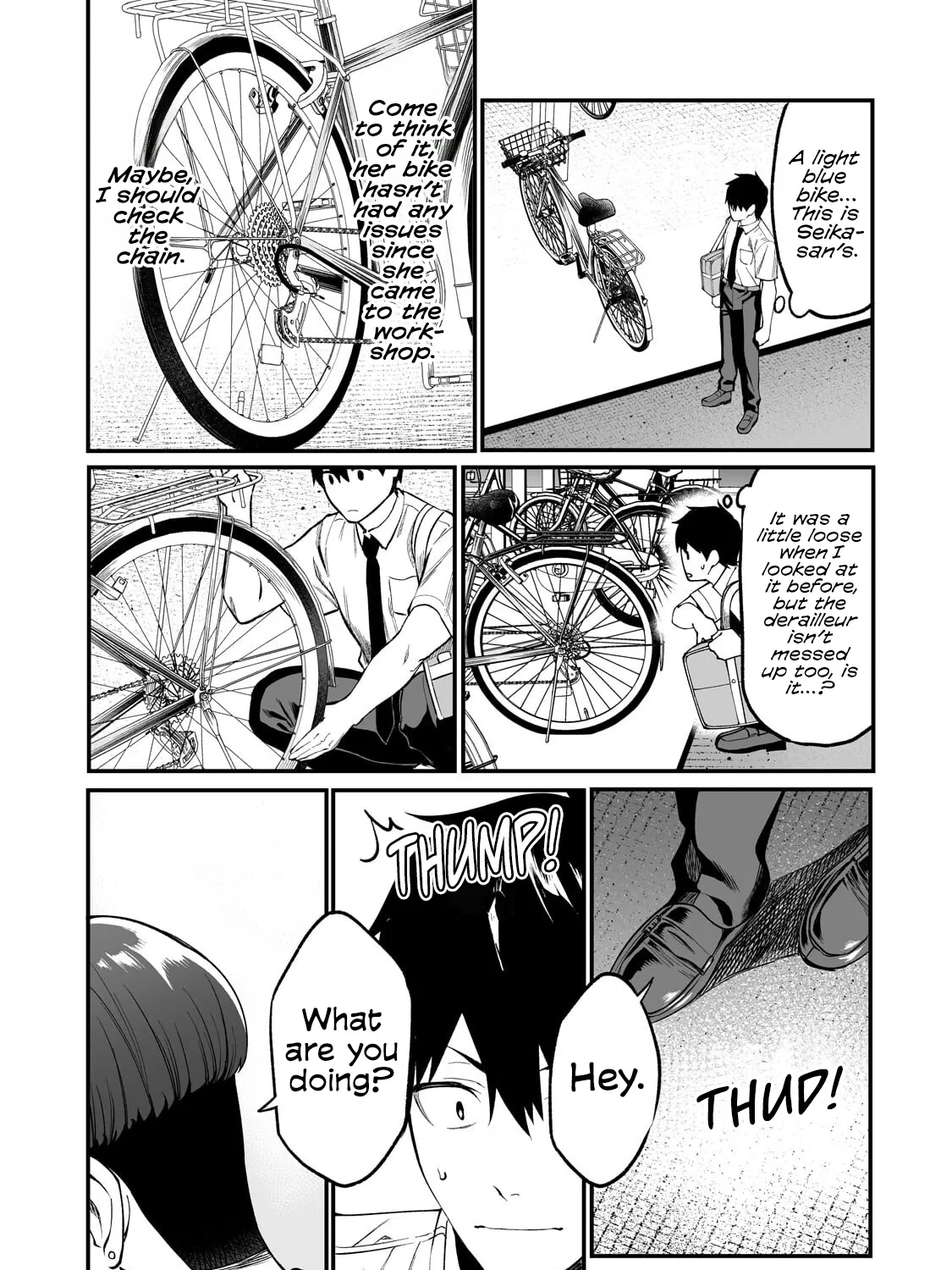 When I Repaired a Gal's Bicycle, She Became Attached to Me, chapter 9, page 49