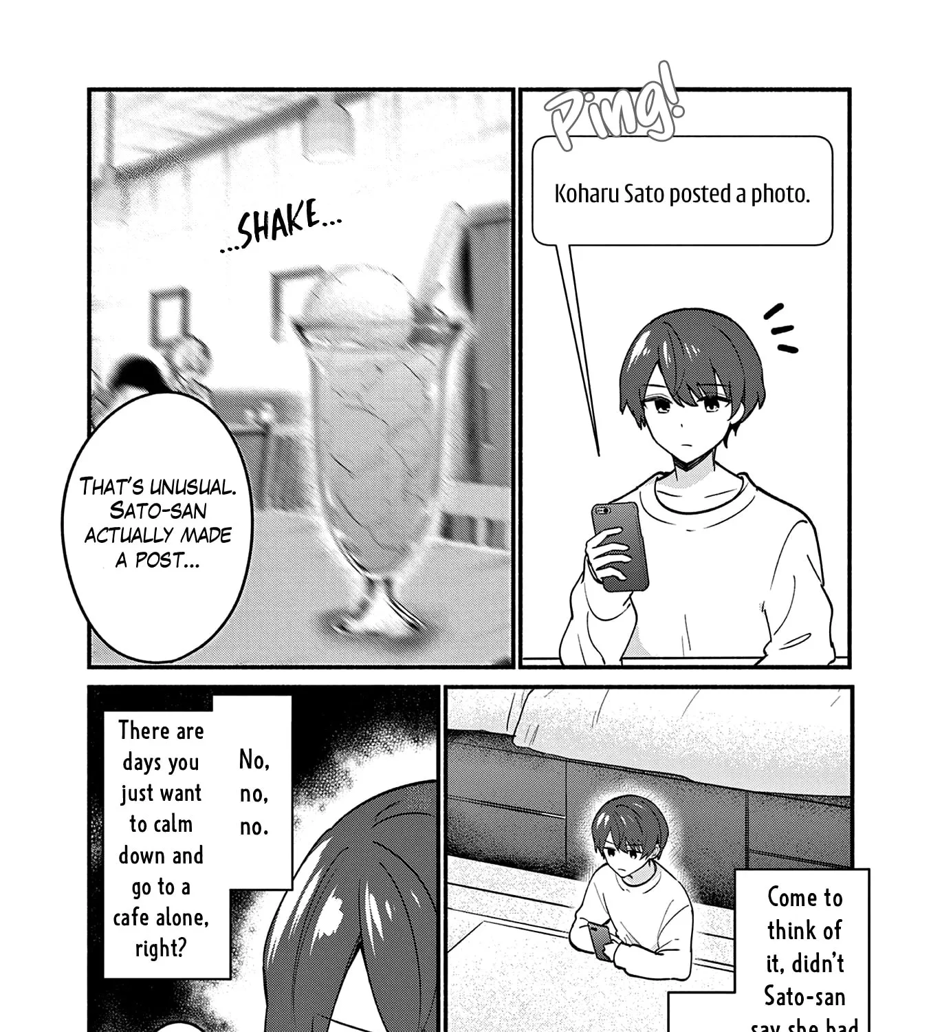 Shiotaiou no Sato-san ga Ore ni dake Amai, chapter 87, page 15