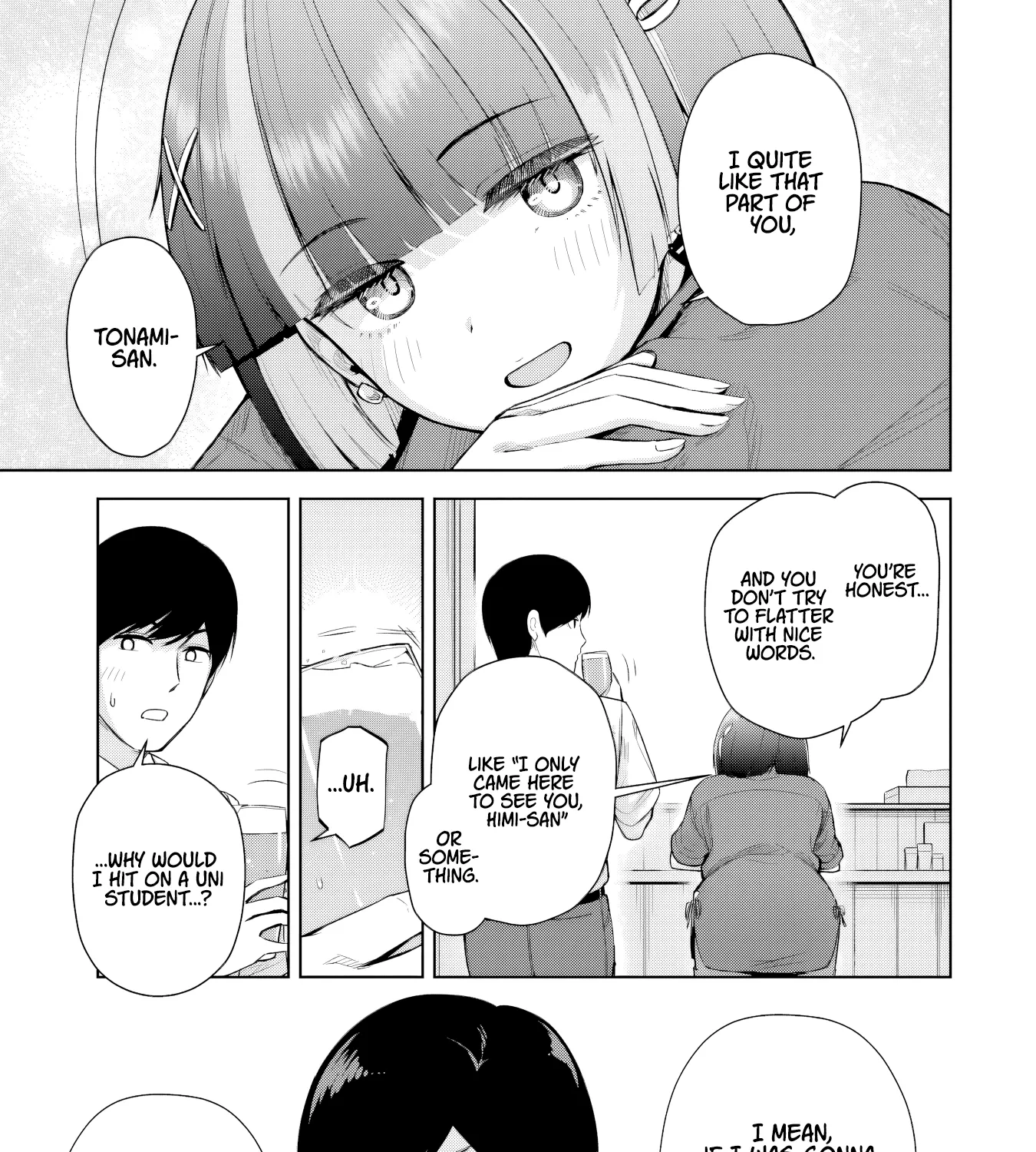 The Story of the Cool, Downer-type University Girl Beside Me at the Standing Bar, chapter 10, page 13